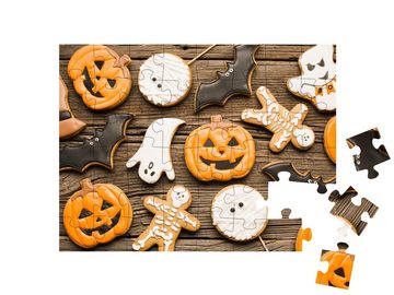 puzzleYOU Puzzle Leckere Halloween-Party-Kekse, 48 Puzzleteile, puzzleYOU-Kollektionen Festtage