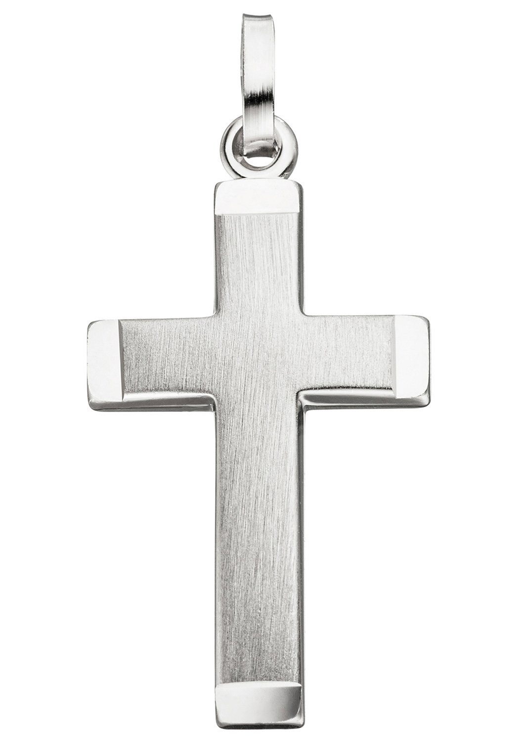 mm, JOBO Kreuzanhänger 2,5 mm, Anhänger Höhe 28,4 Tiefe ca. Kreuz, ca. 15,5 925 mm Breite Silber, ca.