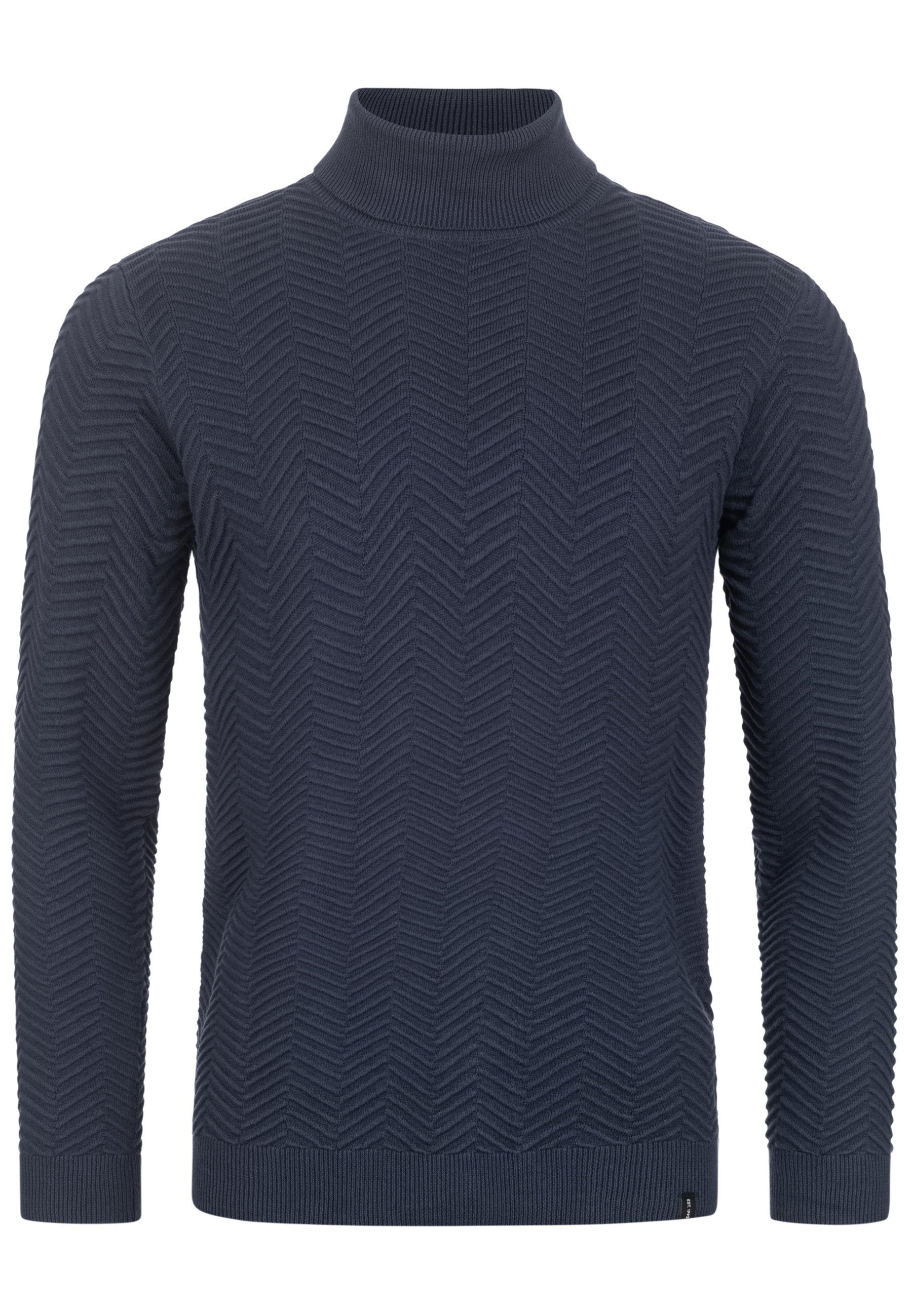 Indicode Rollkragenpullover Herren Saini Strickpullover Herrenpullover günstig online kaufen