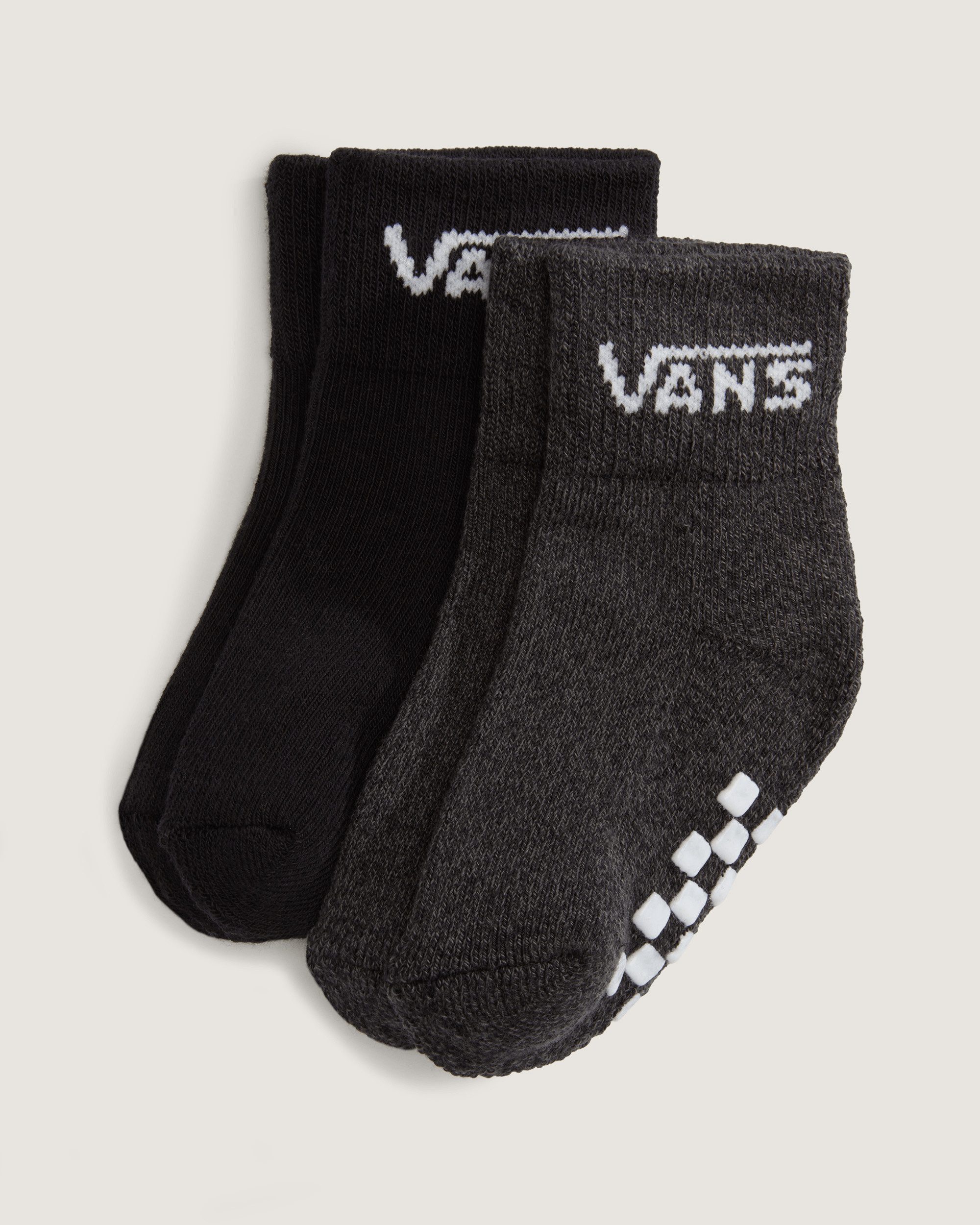 Vans Sportsocken CLASSIC CREW (2-Paar) für Babys, Stoppersocken, 2er-Pack, aus Baumwollmischung, elastisch