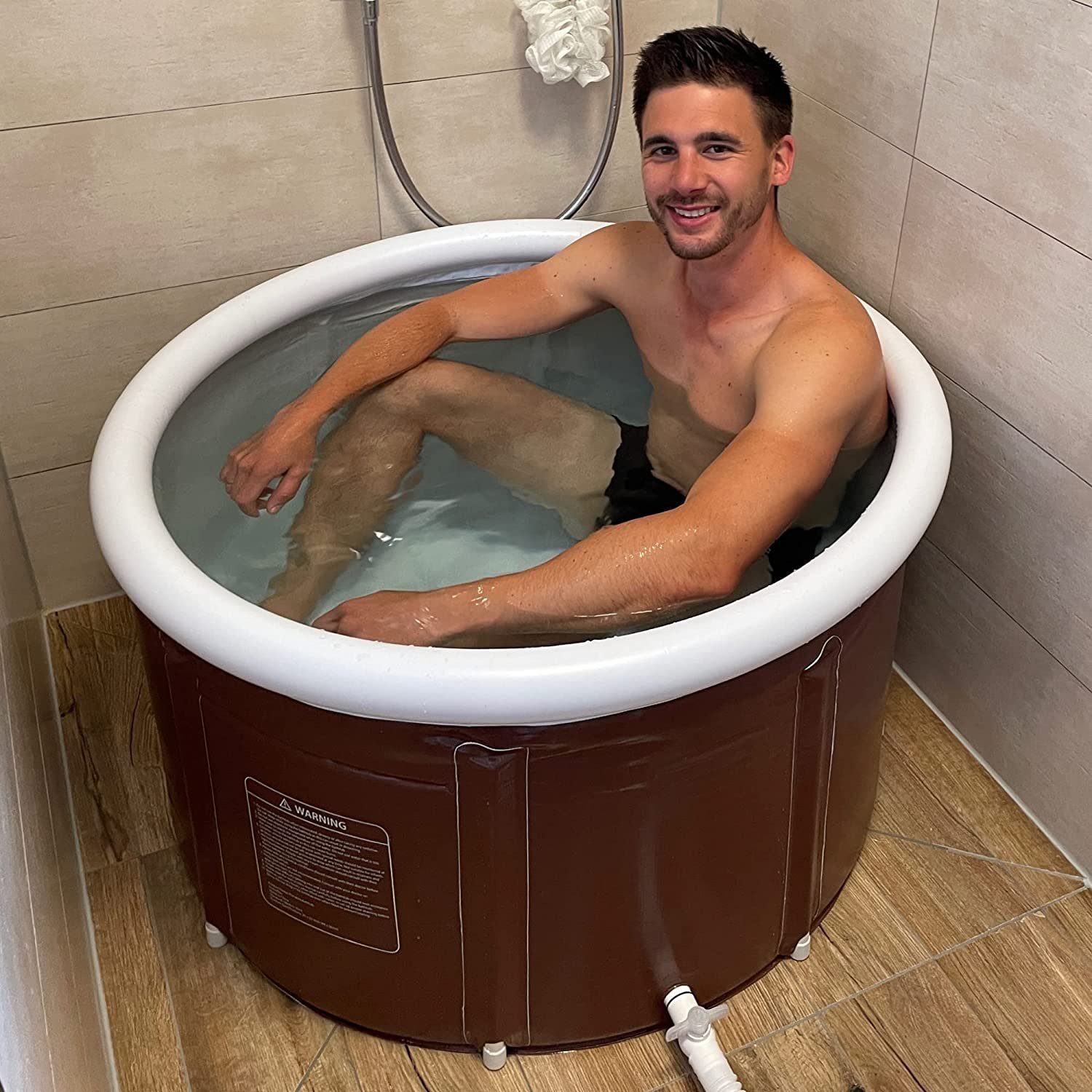 Bath Bob Badewanne faltbare Badewanne Erwachsene Kinder für Dusche, Eisbad Mini Pool