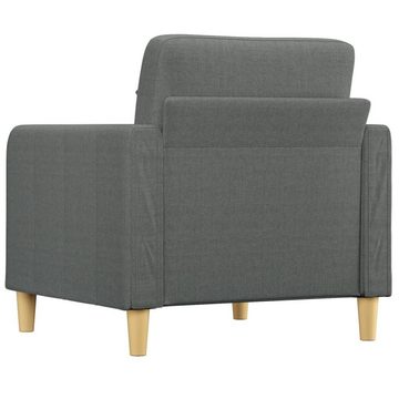 vidaXL Sofa Sofasessel Couch Dunkelgrau 60 cm Stoff