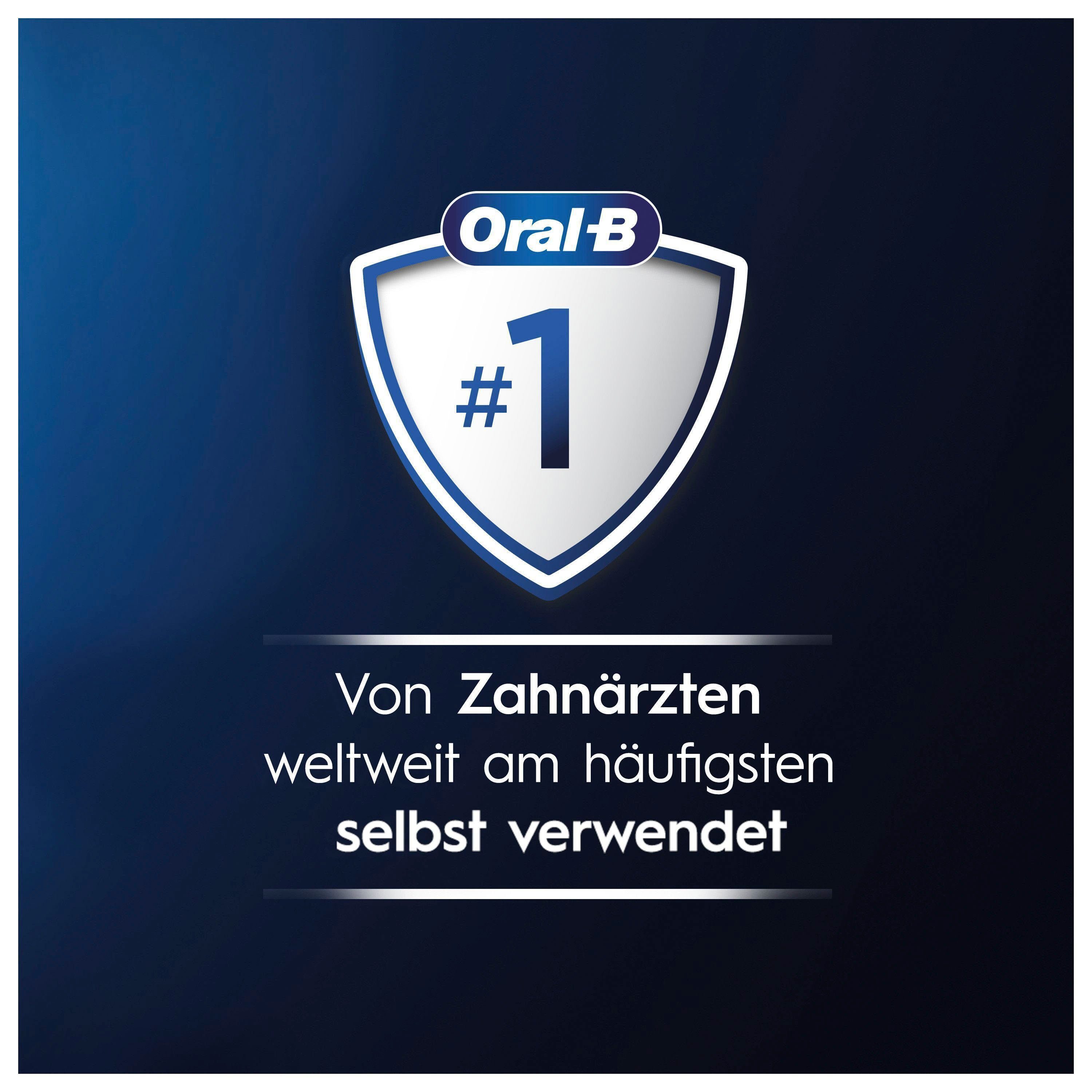 Oral-B Elektrische Zahnbürste PRO Series 1, Aufsteckbürsten: 1 St., Drucksensor