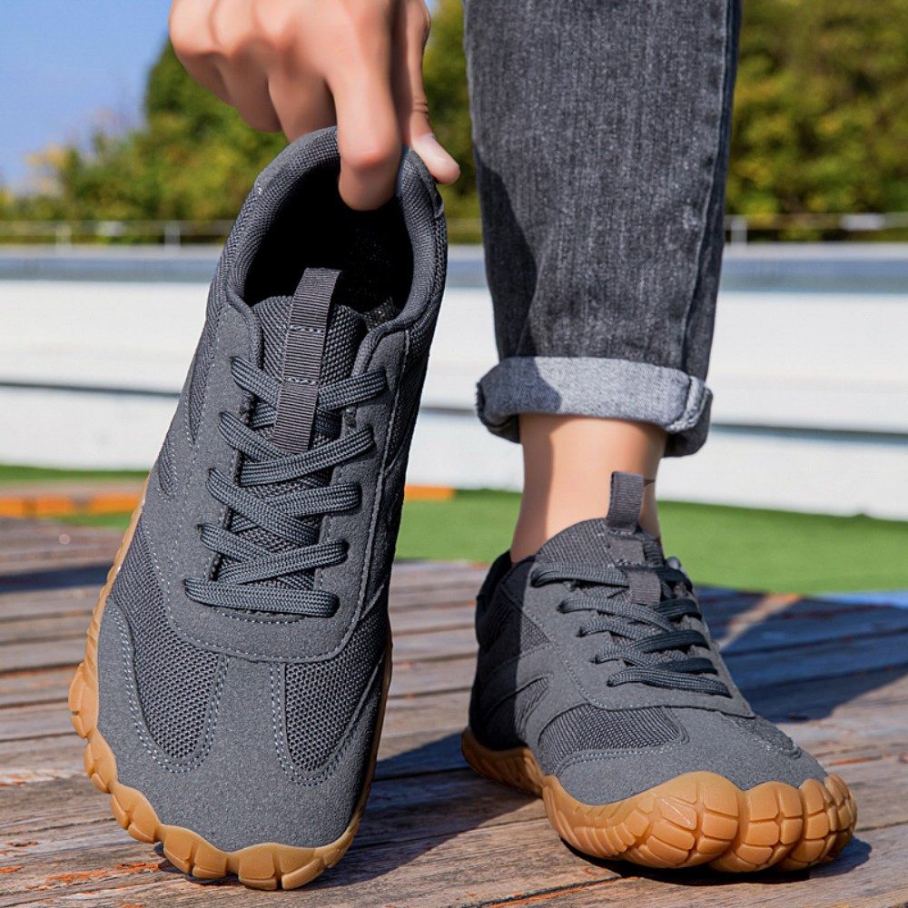 HUSK'SWARE Barfußschuh (Unisex Barfußschuhe für Paare, breite Zehenbox, leichte Freizeitschuhe, Unisex Barfußschuhe für Paare, breite Zehenbox, leichte Freizeitschuhe) rutschfeste Wanderschuhe, Fitnessschuhe für Alltag und Outdoor