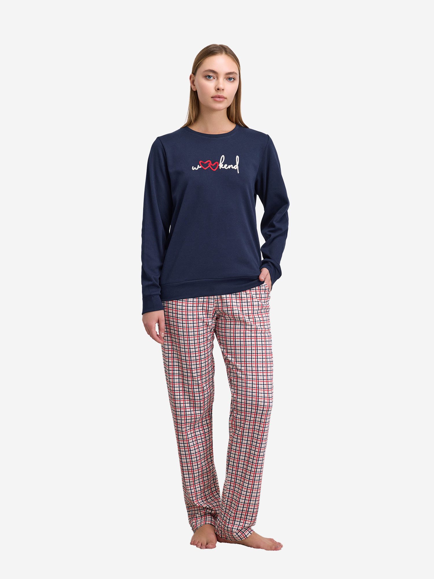 Goldenbay Pyjama Felicia (2 tlg) Schlafanzug, Pyjama Set, Nachtwäsche