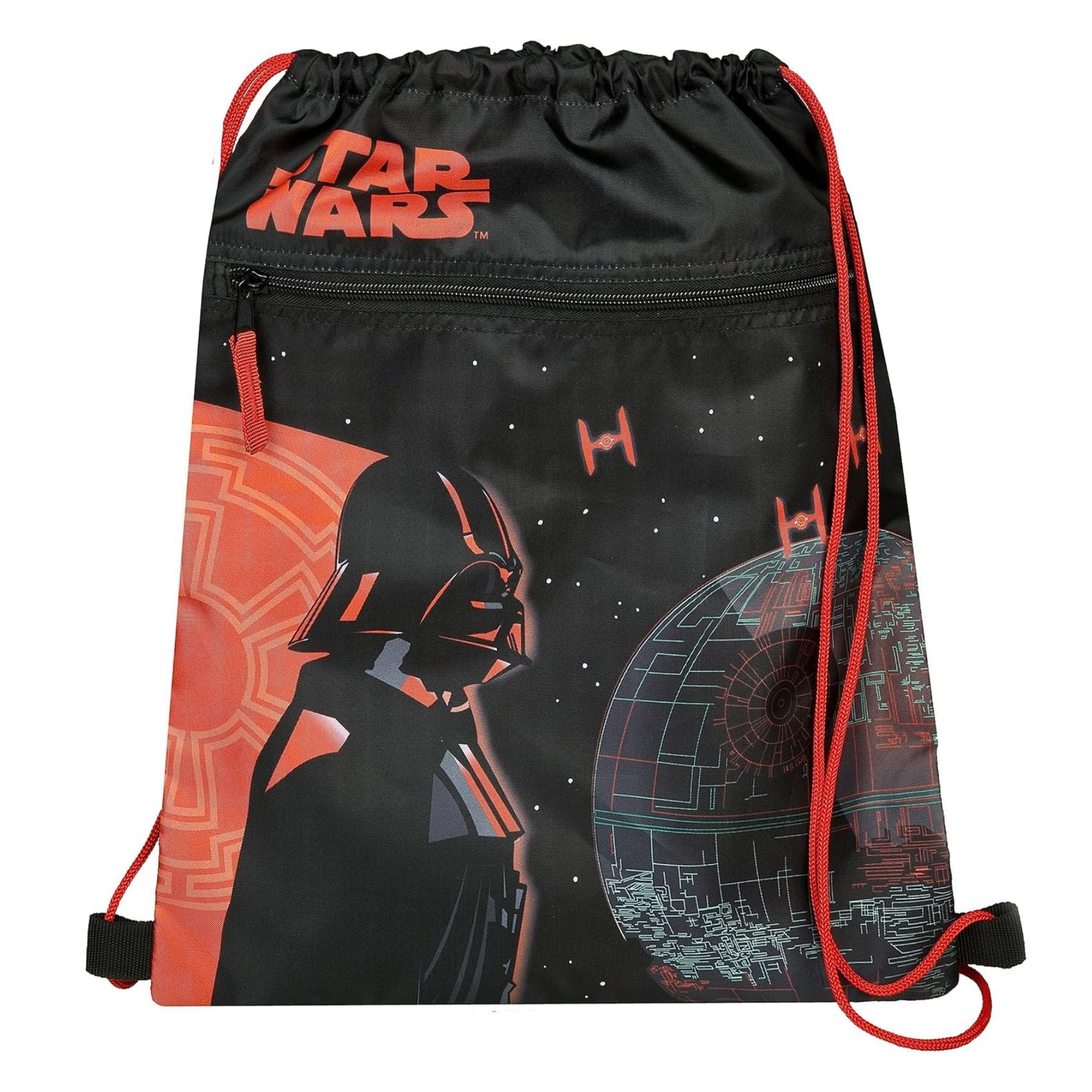 Star Wars Turnbeutel Schwarze Sportbeutel Gymbag 32 x 41 cm Schule Sport Freizeit (1-tlg)
