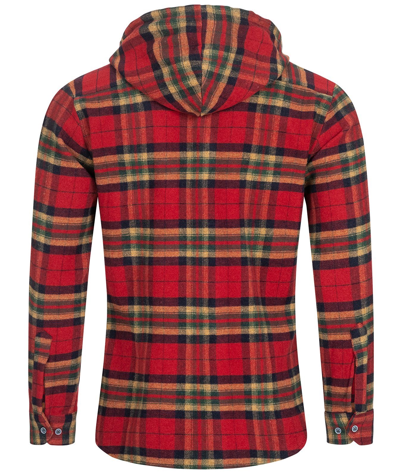 Rock Creek Flanellhemd Herren Hemd Flanellhemd mit Kapuze H-257