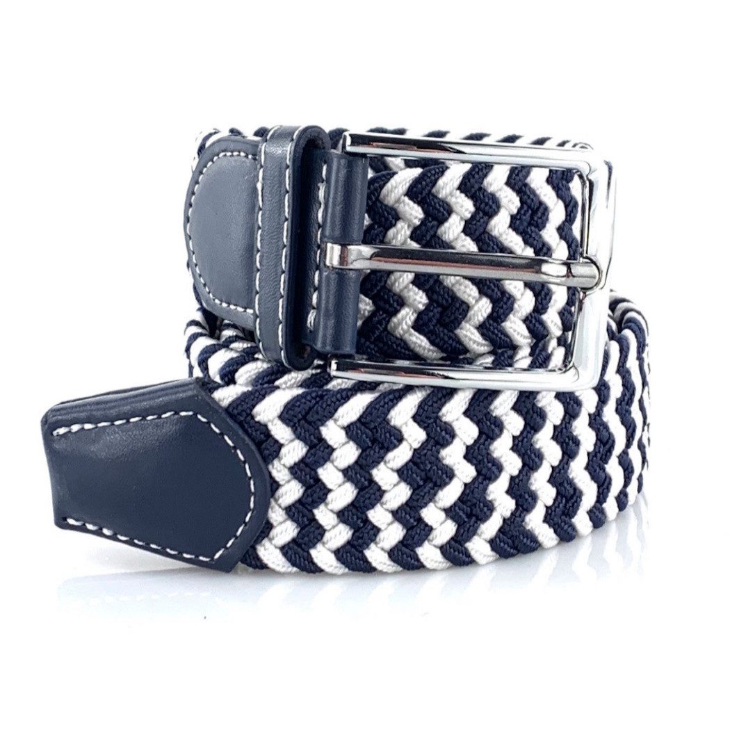 L&B Stretchgürtel in 12 Farben, dehnbarer Flechtgürtel, elastischer Stoffgü günstig online kaufen