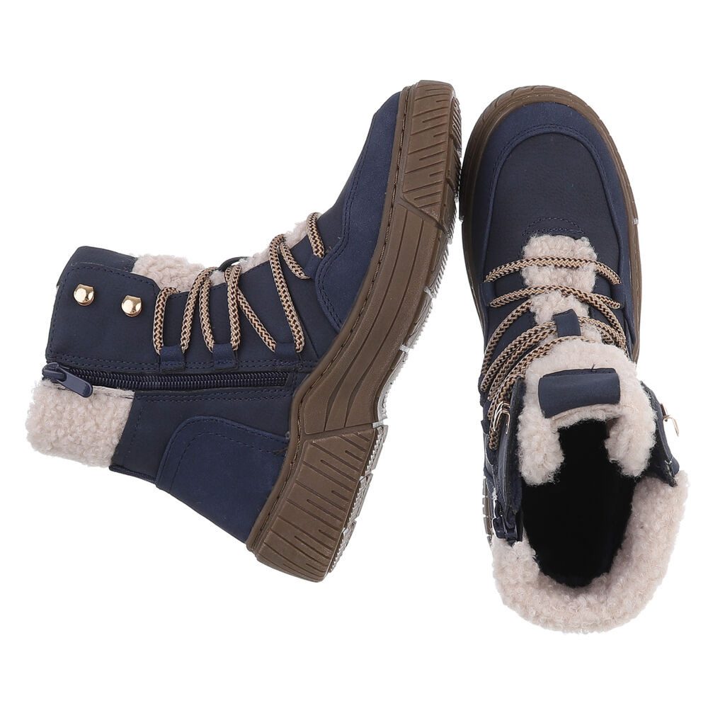 Ital-Design Modischer Halbschuh mit Schnürung und Innenfutter für Damen Sti günstig online kaufen