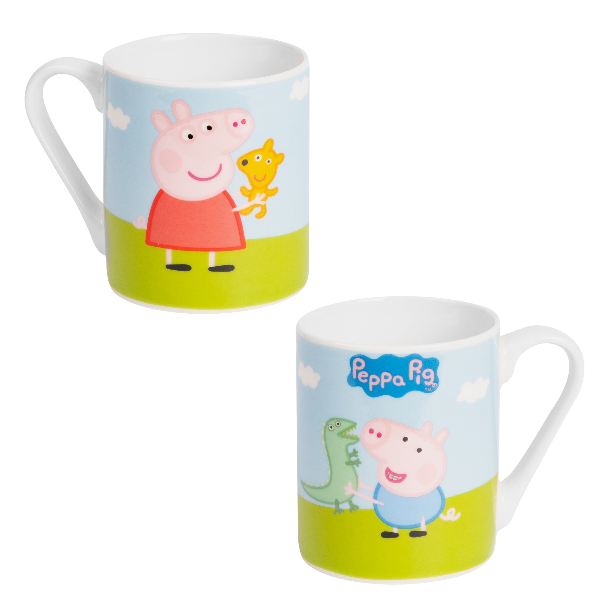 United Labels® Tasse Peppa Wutz - Grün - Mug, Porzellan