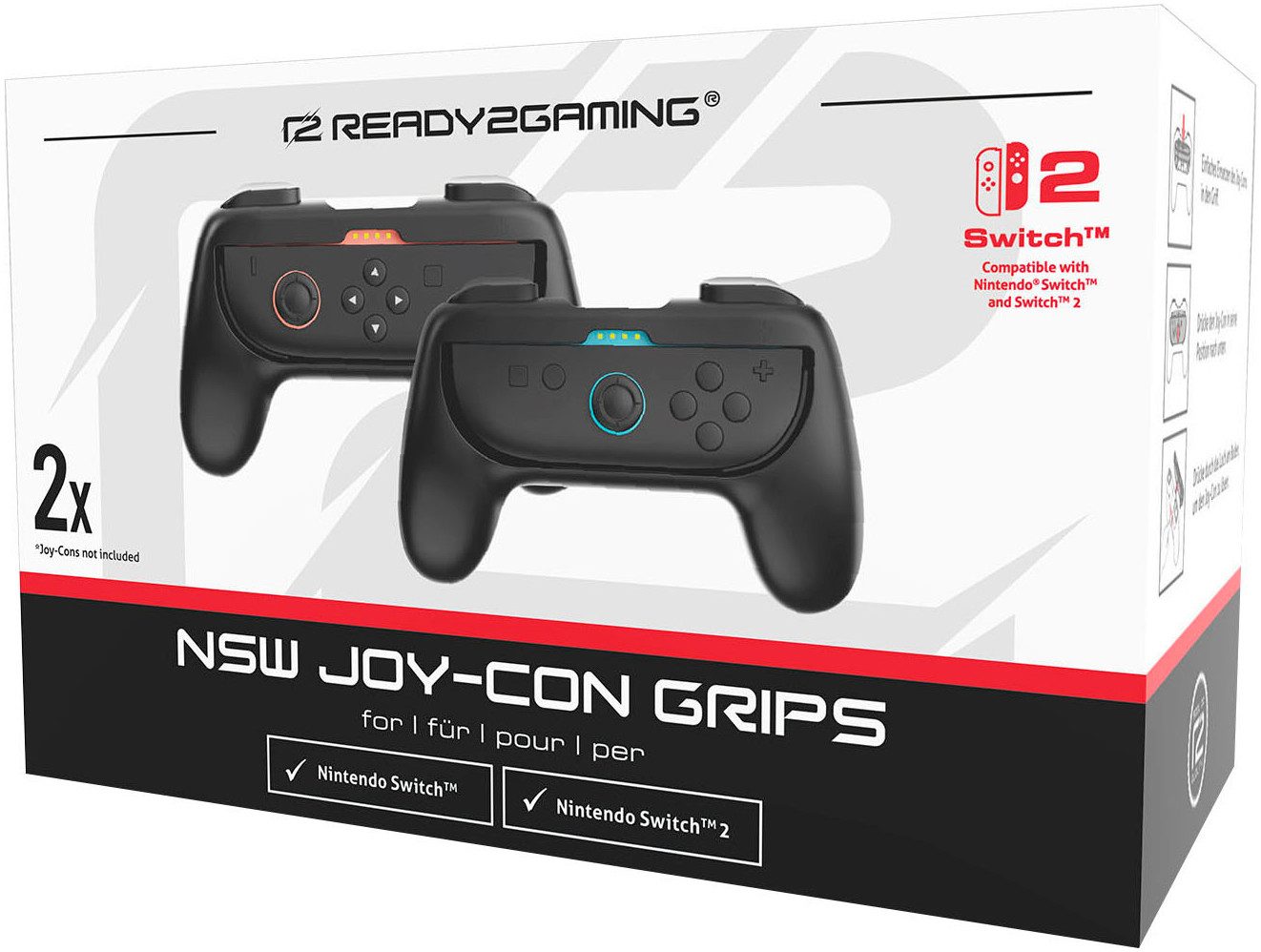 Ready2gaming Switch 2 Joycon Controller Grips(2er Pack) Controller