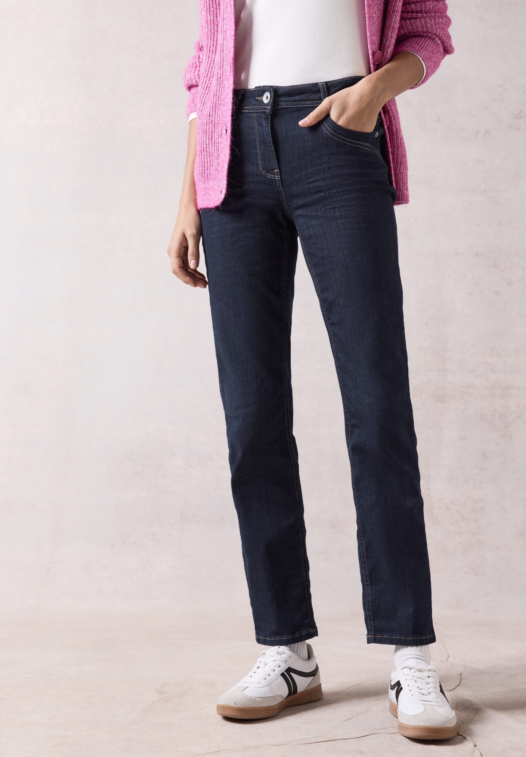 Cecil Gerade Jeans, High Waist günstig online kaufen