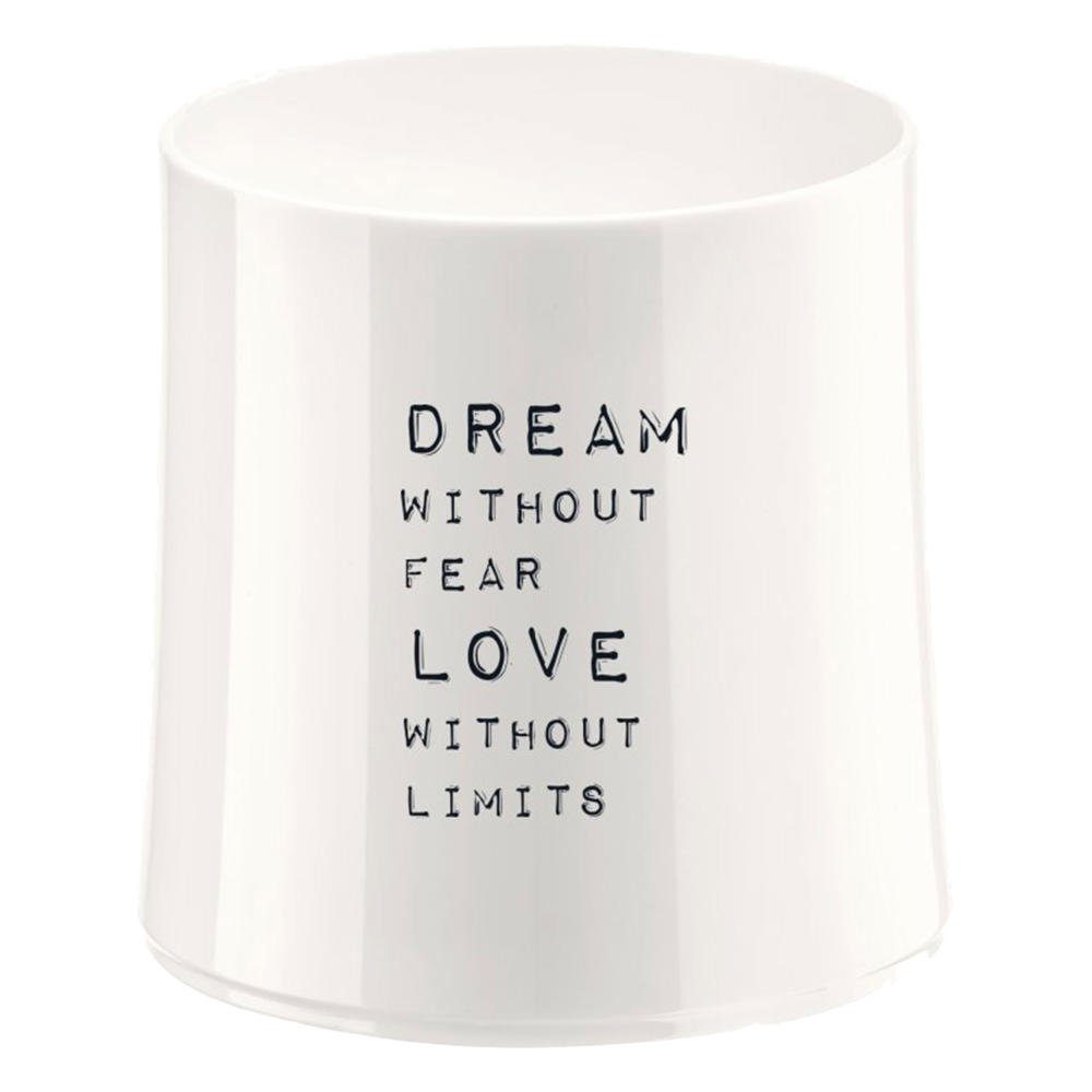 KOZIOL Becher Cheers No. 2 Dream Without Fear Cotton White, Kunststoff