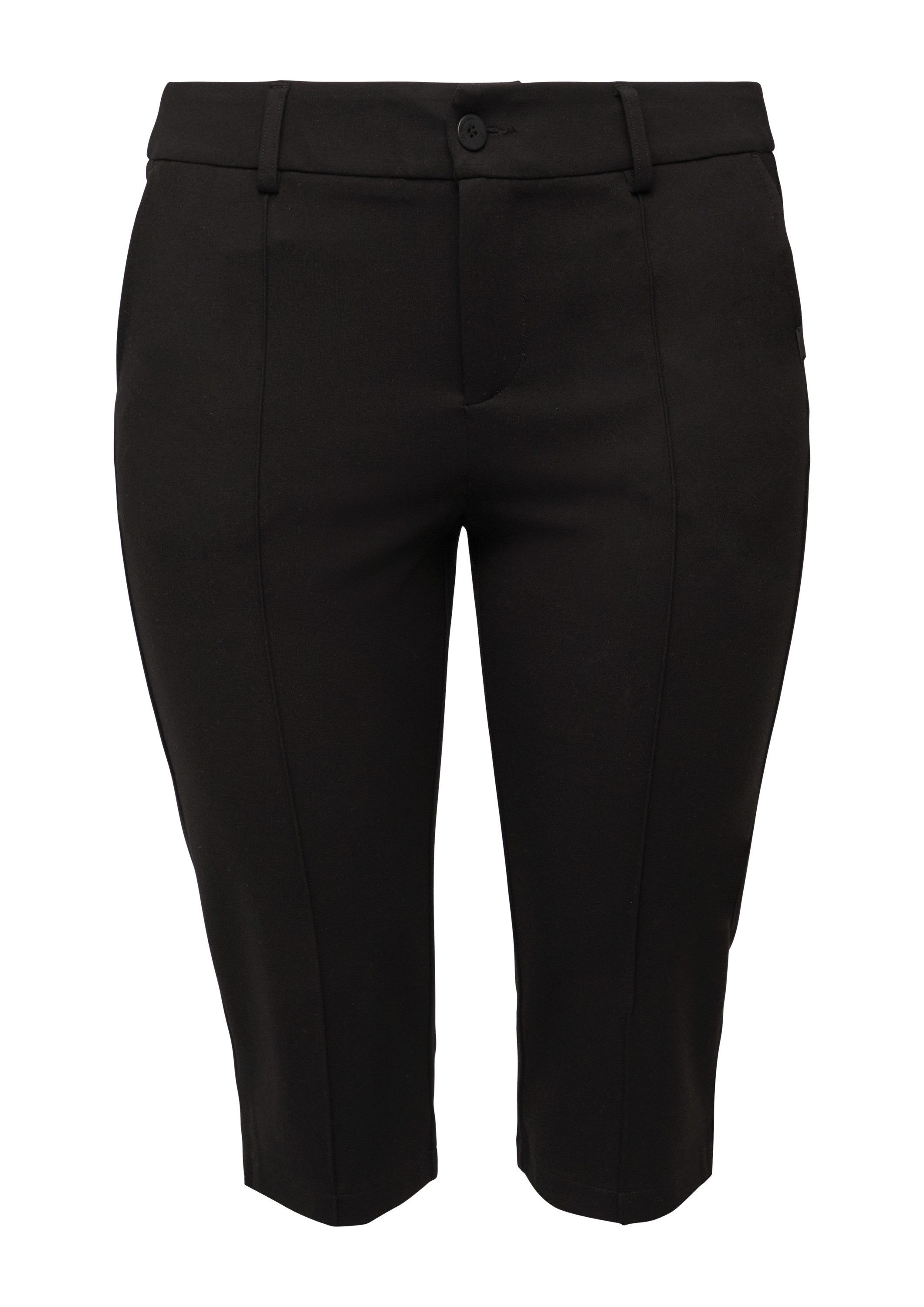 QS Shorts Hose Capri-Hose aus Interlockjersey