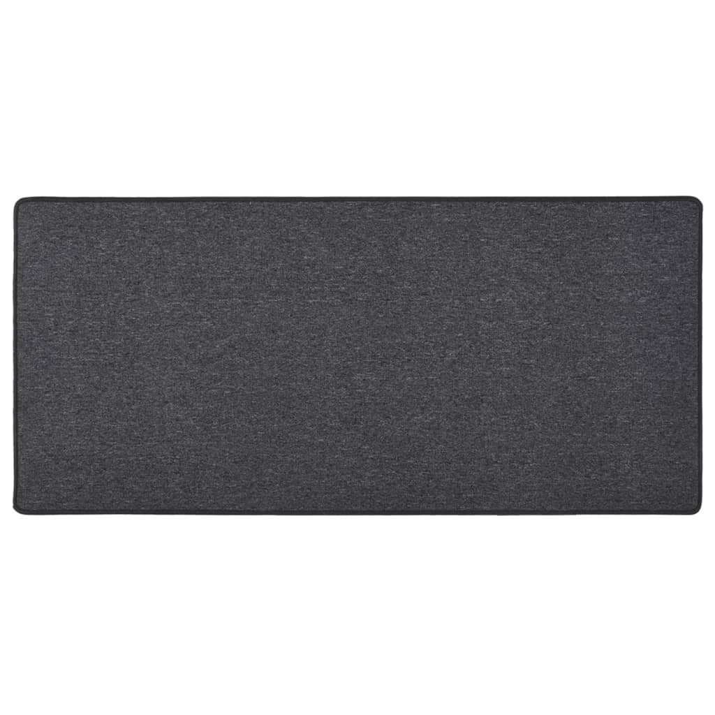 vidaXL Teppich Teppichläufer Anthrazit 80x150 cm, günstig online kaufen