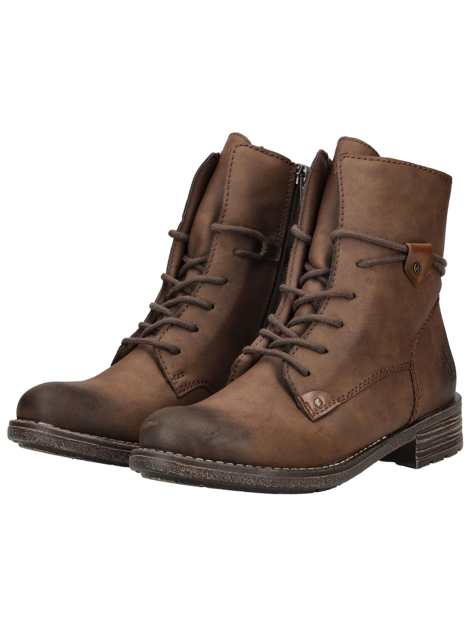 Rieker Rieker Stiefelette Lederimitat Schnürstiefelette