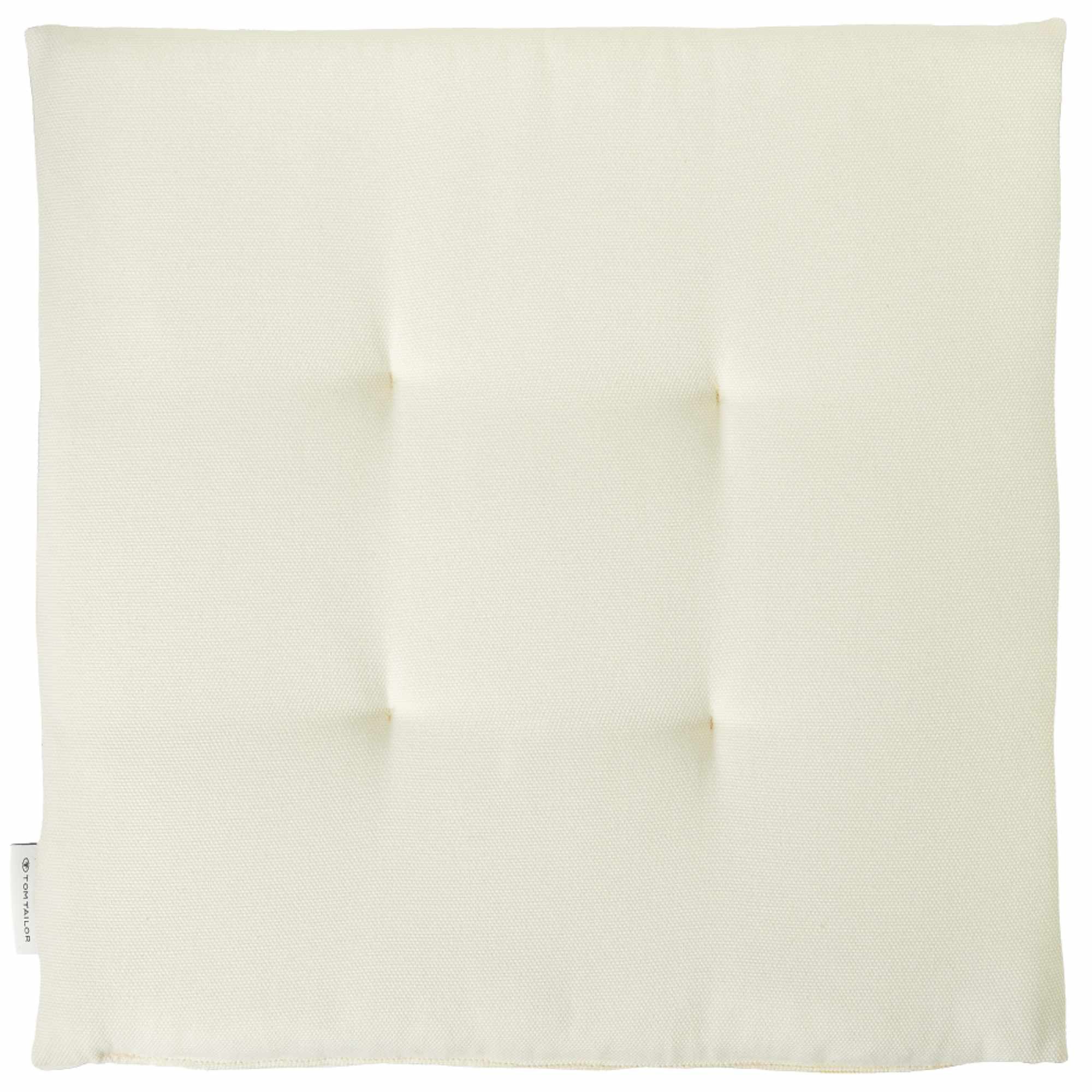 TOM TAILOR Stuhlkissen DOVE CHAIRPAD Outdoor Sitzkissen, 40 x 40 cm in Gelb