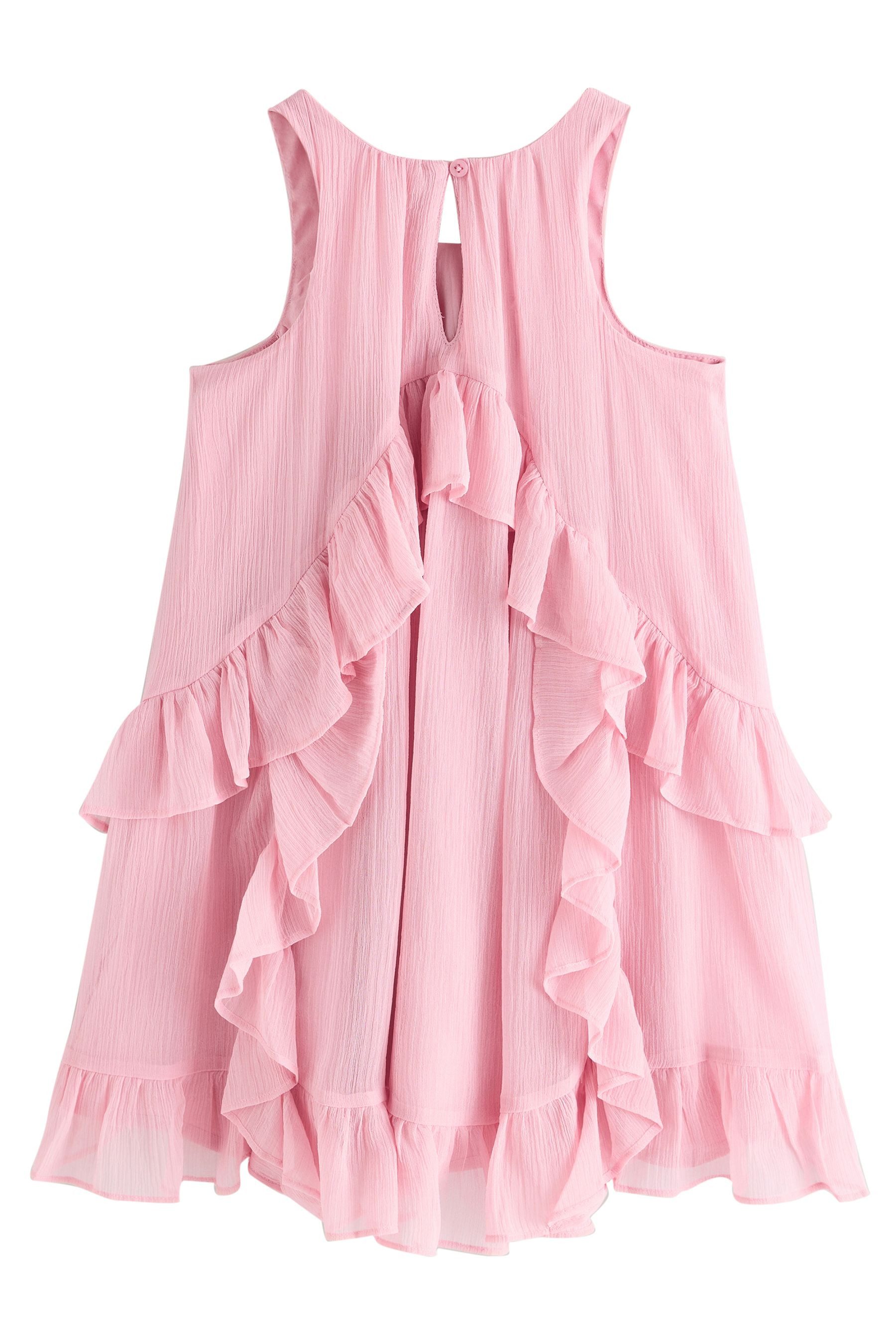 Next Chiffonkleid Gerafftes Chiffonkleid (1-tlg) günstig online kaufen