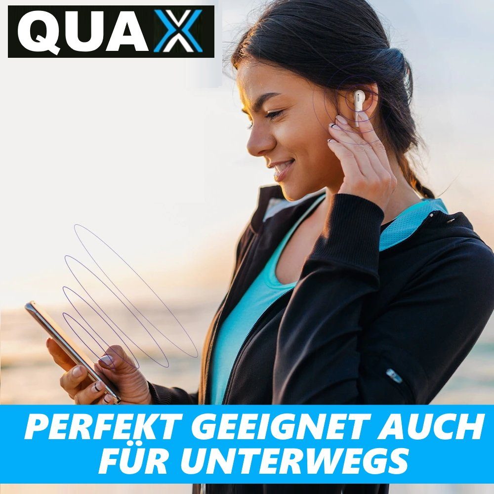 MAVURA QUAX Iphone Ear Universal weiß) Kopfhörer LG Headset Samsung Huawei Kopfhörer (Kopfhörer, Bluetooth In - In-Ear-Kopfhörer für wireless HTC Wireless