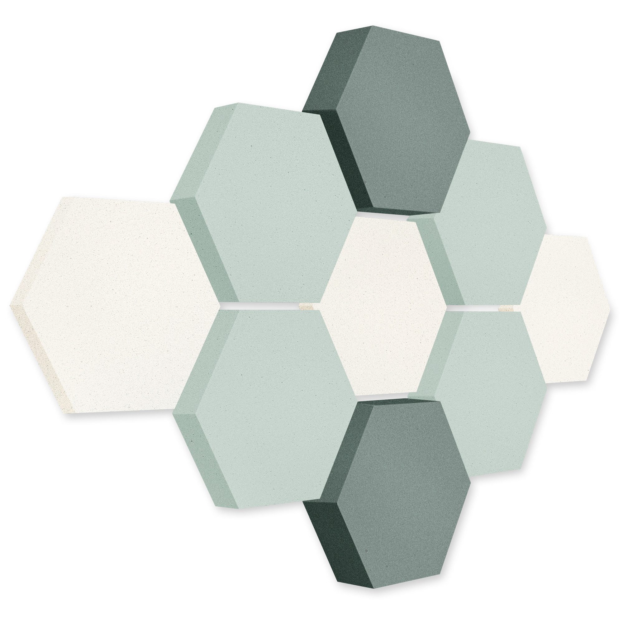 platino24 3D Wandpaneel Edition LOFT 9 Elemente 3D m I Ø 300mm, Schalldämmung Wand & Decke
