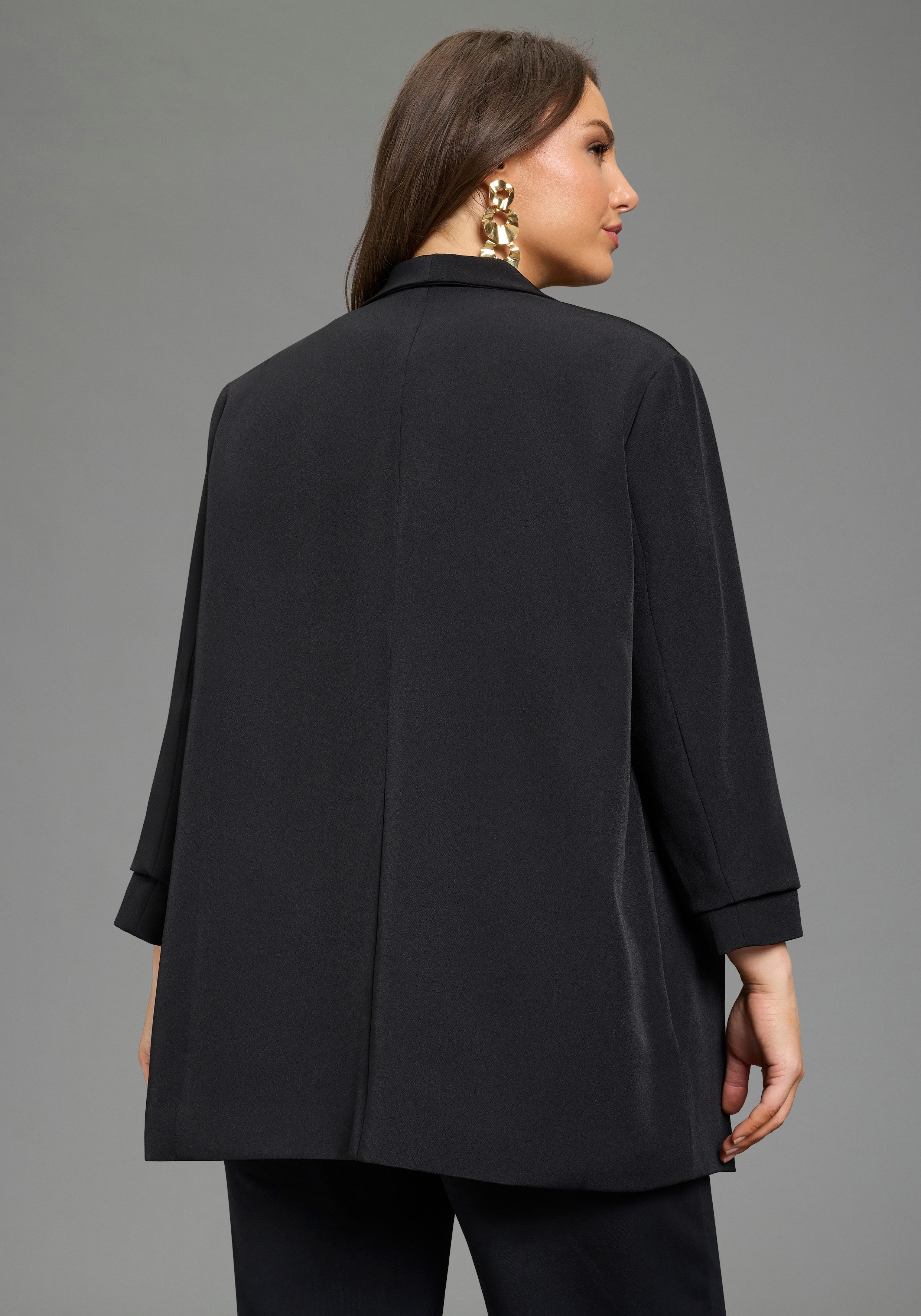 Laura Scott CURVE Longblazer feminin geschnittener Blazer, figurumspielende günstig online kaufen