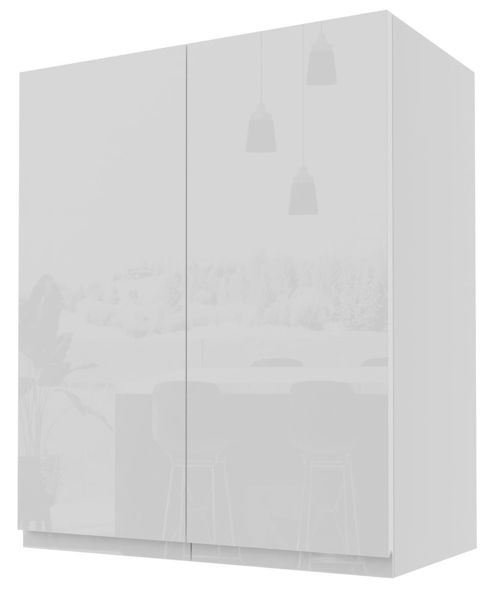 6001 (Florence) Klapphängeschrank Florence grifflos Korpusfarbe Front- wählbar 2-türig 60cm Hochglanz RAL Feldmann-Wohnen und smaragdgrün