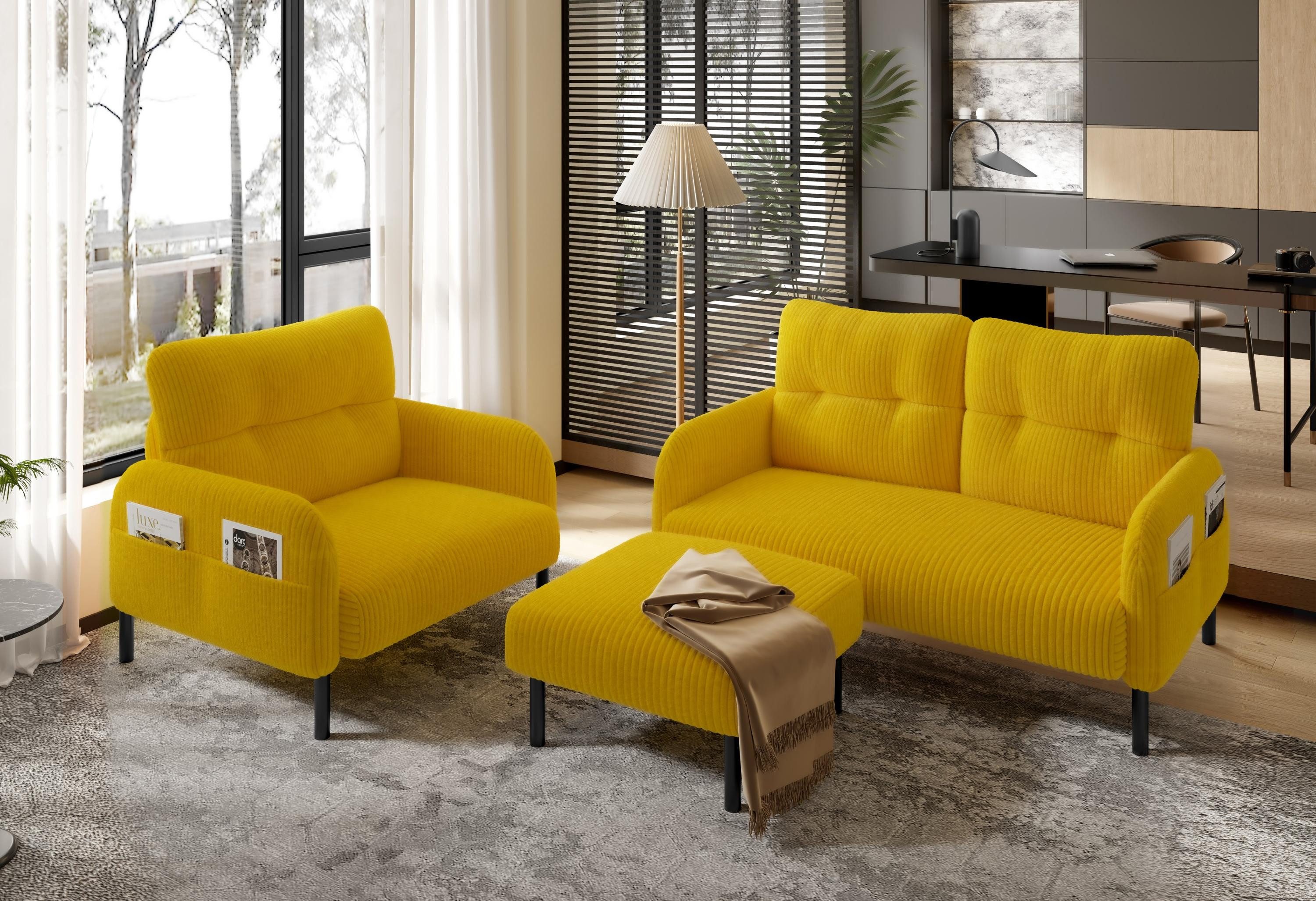 LVHOM Sofa Polstergarnitur, Sicher, komfortabel & multifunktional für Famil günstig online kaufen