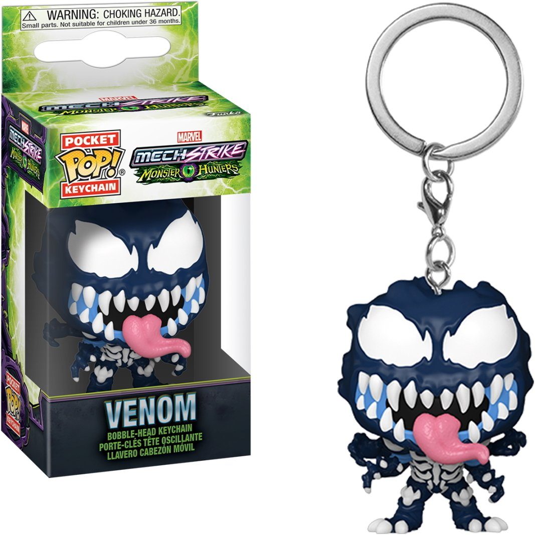 Venom Funko Schlüsselanhänger Marvel Mech Keychain POP! - Pocket Strike
