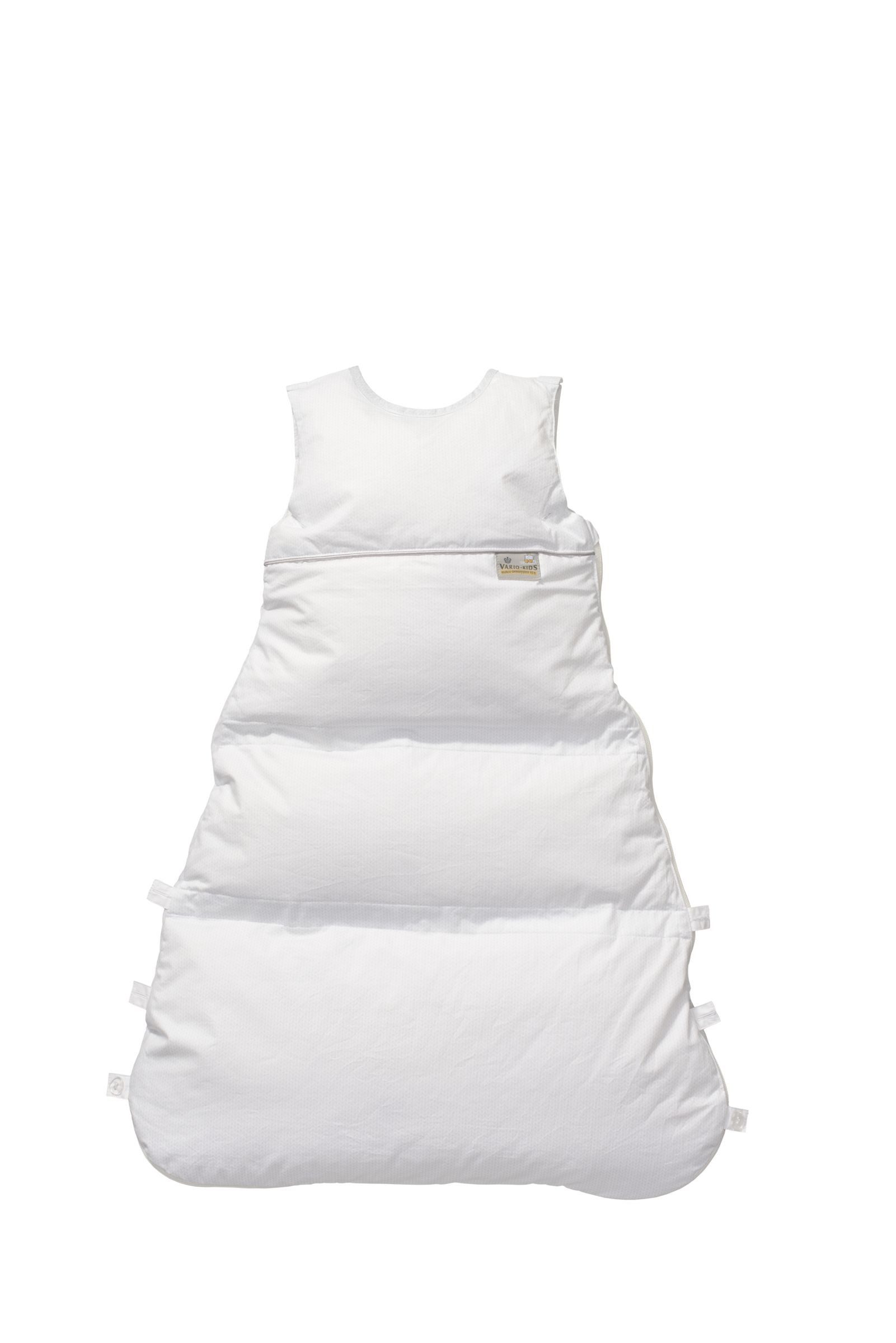 Kinderhaus Blaubaer Babyschlafsack Daunenschlafsack TOP, 3-fach längenverstellbar mit Premiumdaunen luftig leicht atmungsaktiv