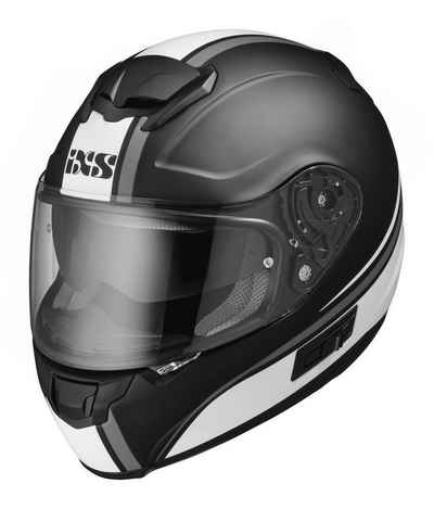 IXS Motorradhelm »IXS HX 215 2.1 Schwarz-Weiß-Grau Matt, Motorradhe«