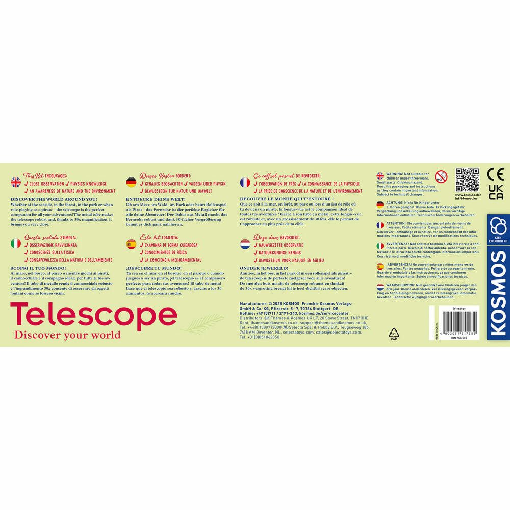 Kosmos Experimentierkasten Telescope INT