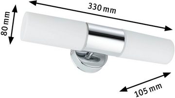 Paulmann LED Wandleuchte Lenia, ohne Leuchtmittel, E14, Spiegelleuchte