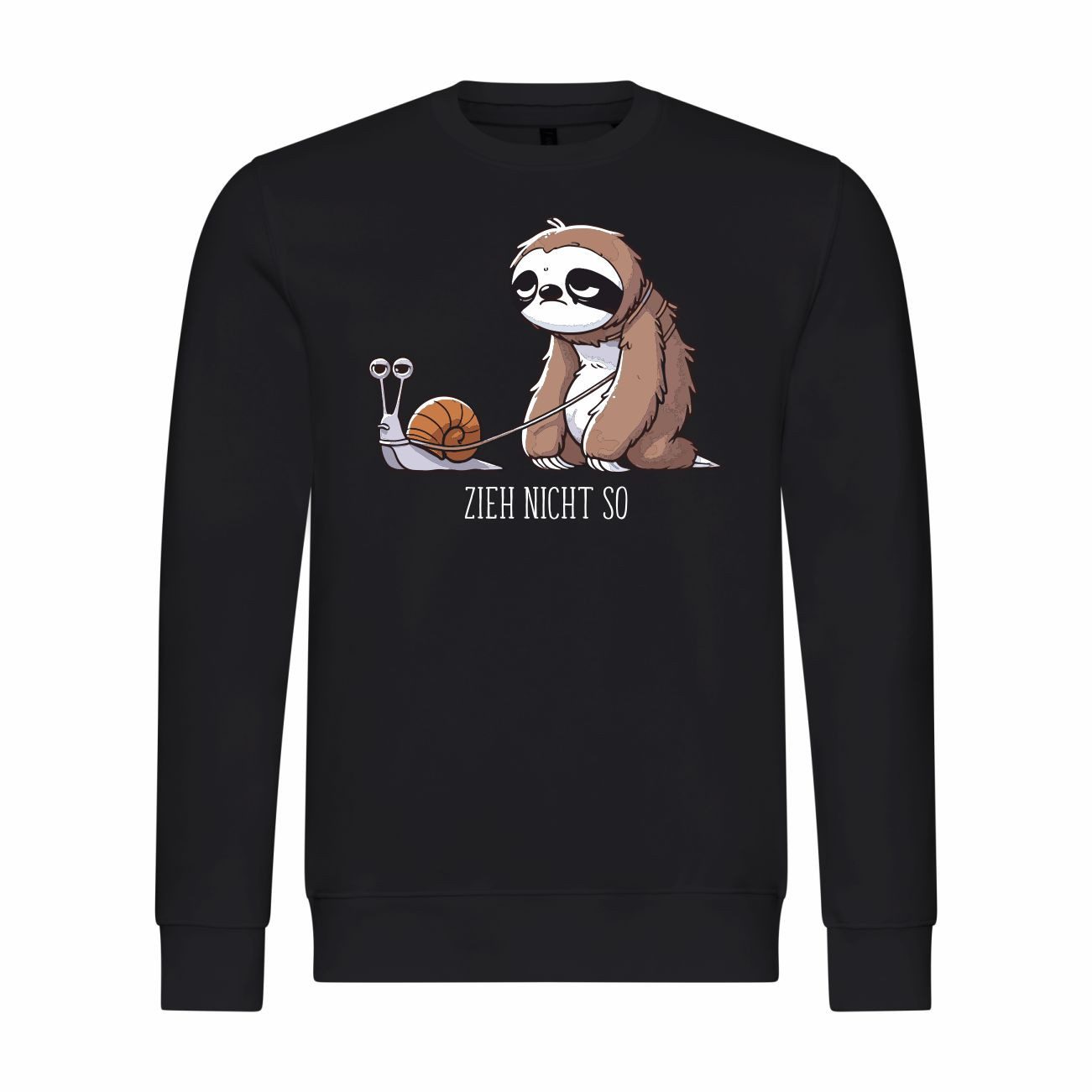 deinshirt Rundhalspullover Herren Пуловеры Zieh nicht so Mit Print Motiv, Grafik