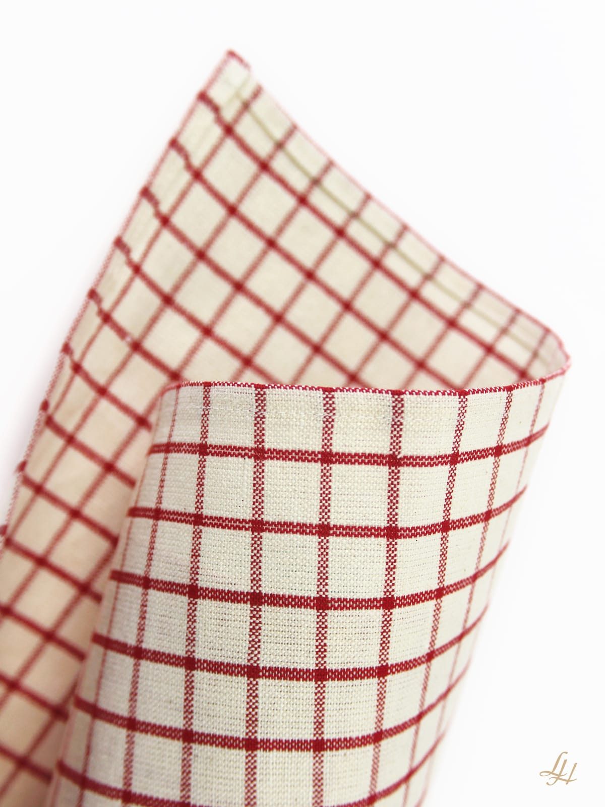 Leinenweberei Hoffmann Geschirrtuch Geschirrtuch Halbleinen kariert