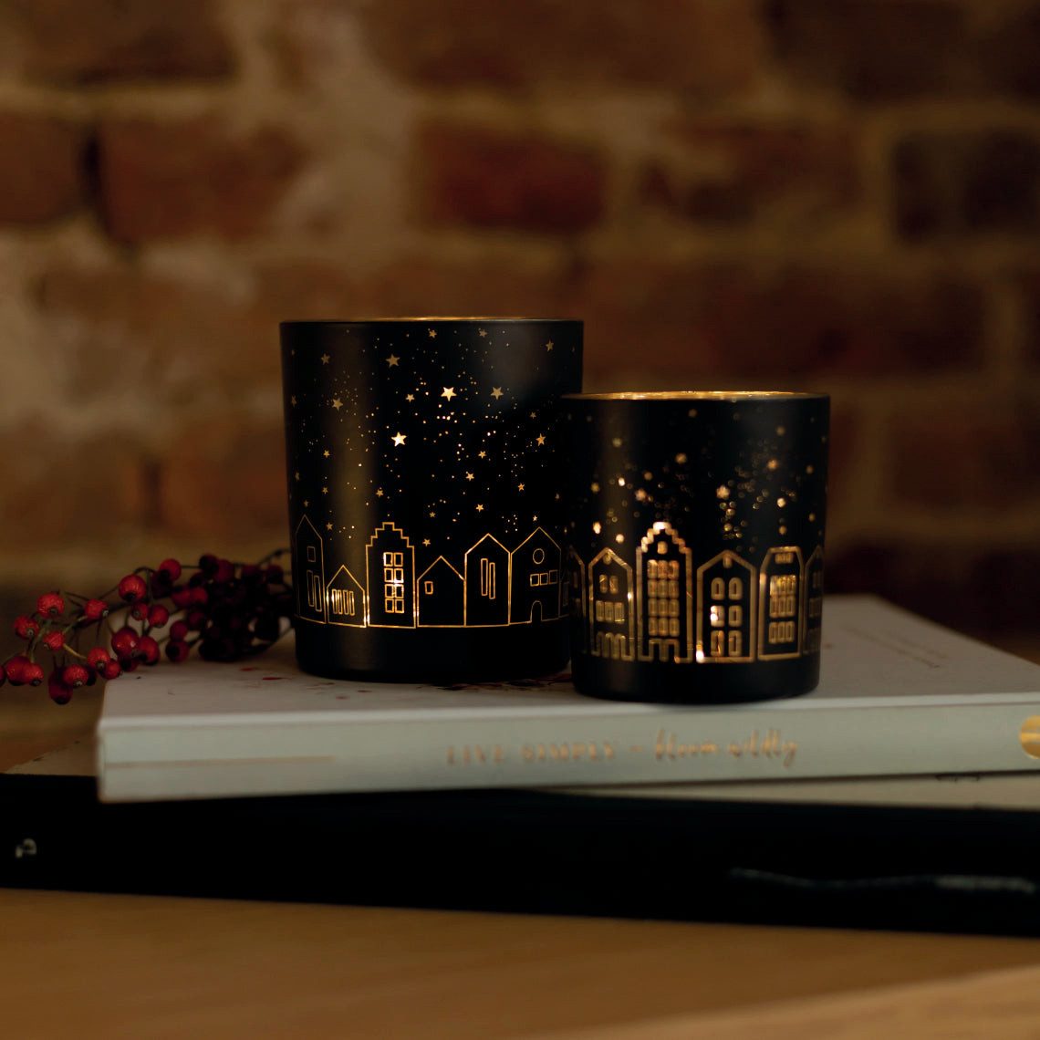 Räder Design Teelichthalter Teelichthalter aus Glas " Lichtstadt " von räder design - Weihnachten – Bild 3 von 3