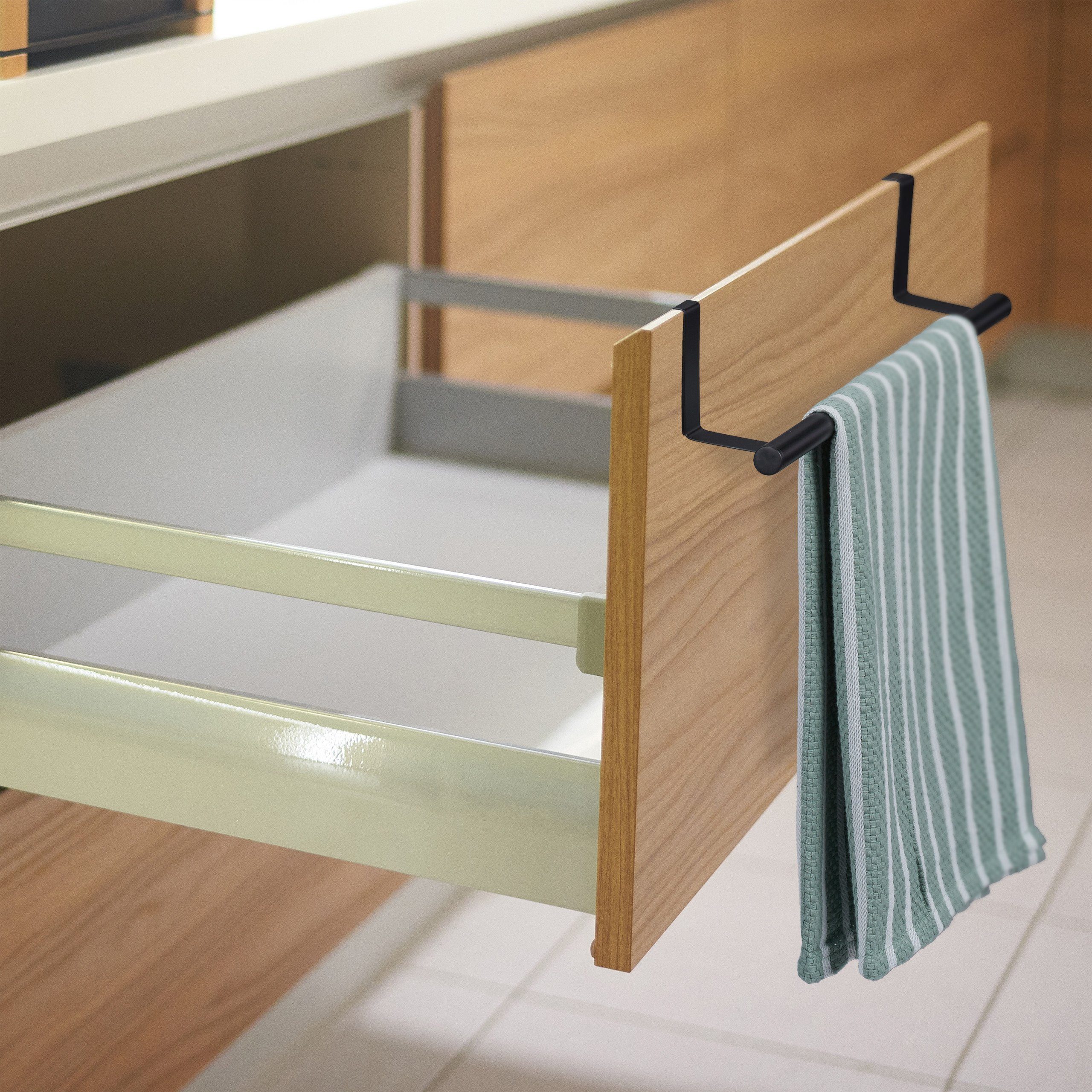 relaxdays Handtuchstange »2x Handtuchhalter Tür in Schwarz« online kaufen |  OTTO