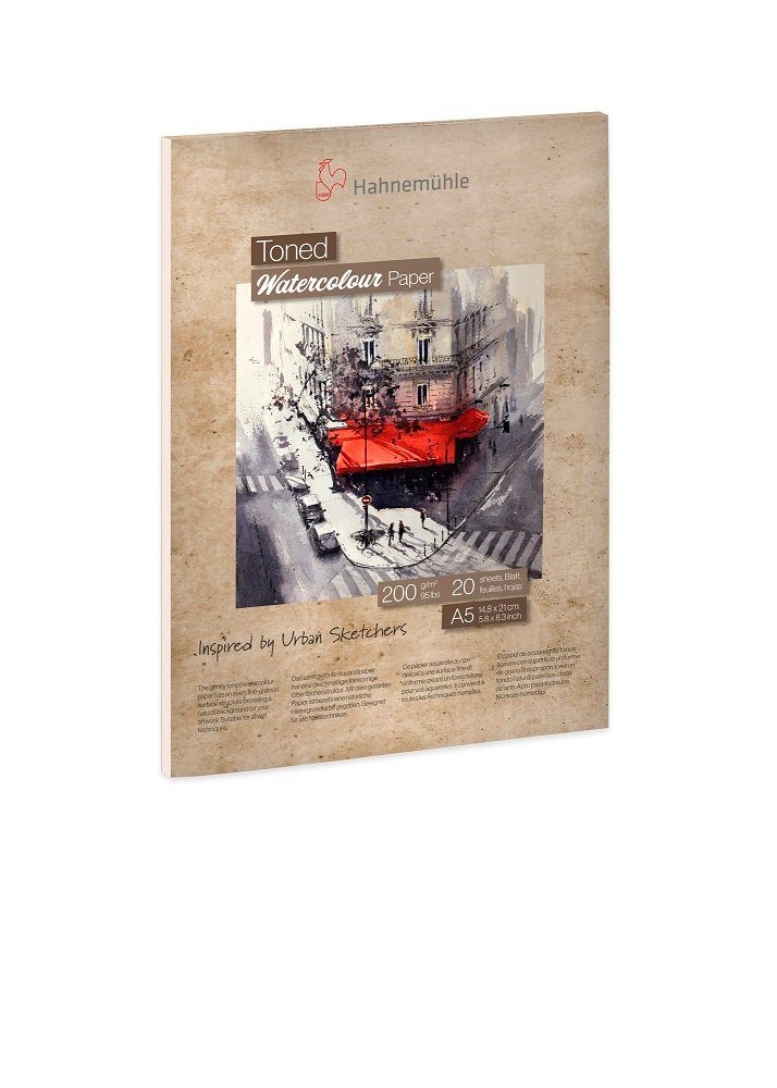 Hahnemühle Aquarellpapier »Toned Watercolor Paper A5, 20 Blatt, 200g/m²