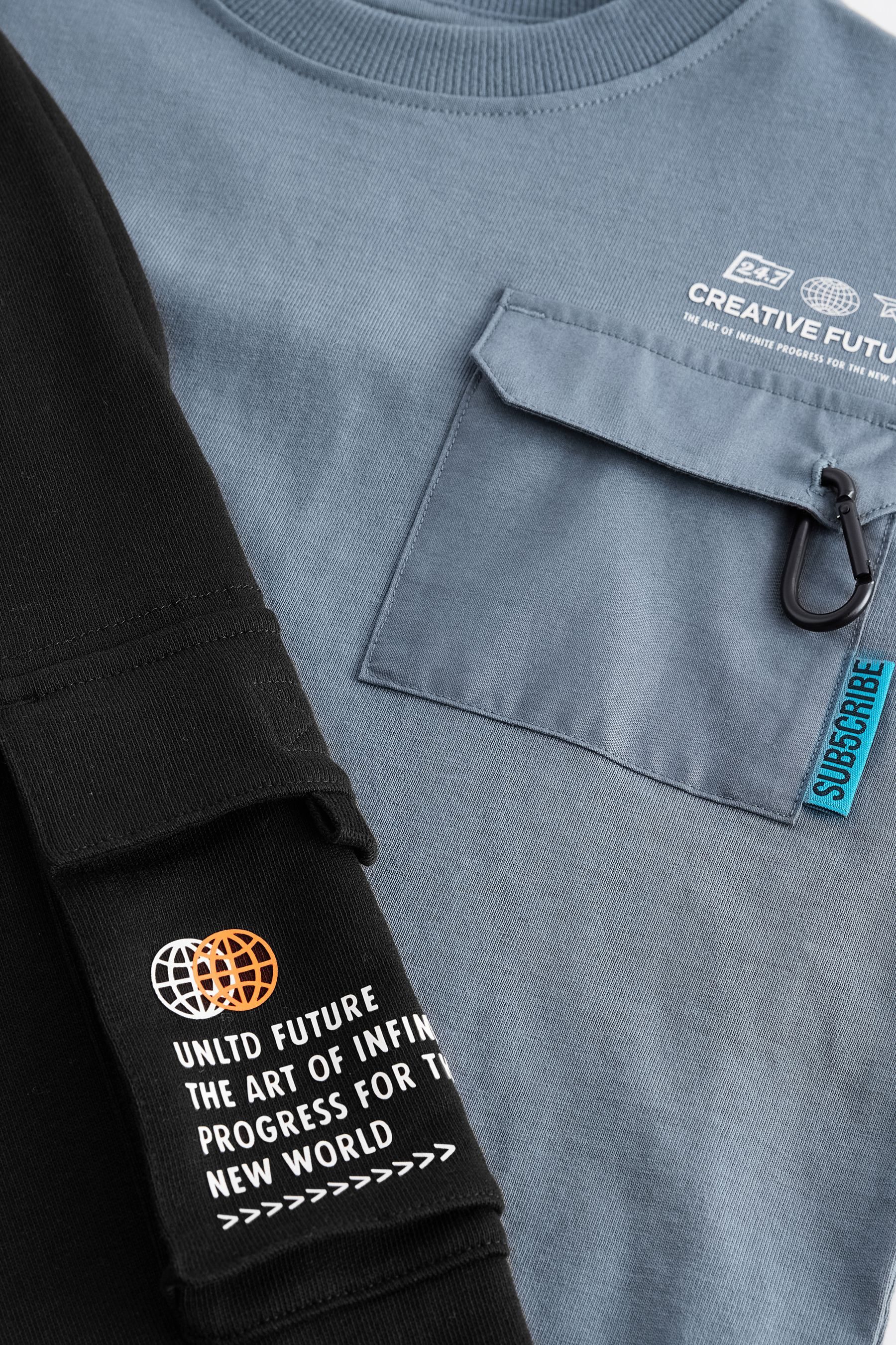 Next Shirt & Hose Utility-T-Shirt und Jogginghose im Set (2-tlg)