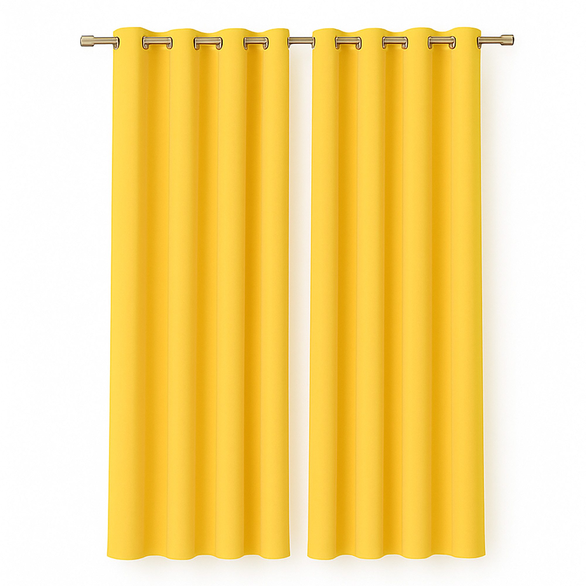 Bestlivings Gardine "Ellen" mit Ösen (2 St), Ösen, blickdicht, Polyester, matter Stoff, einfarbig, waschbar bei 30°C, bügelleicht, formstabil