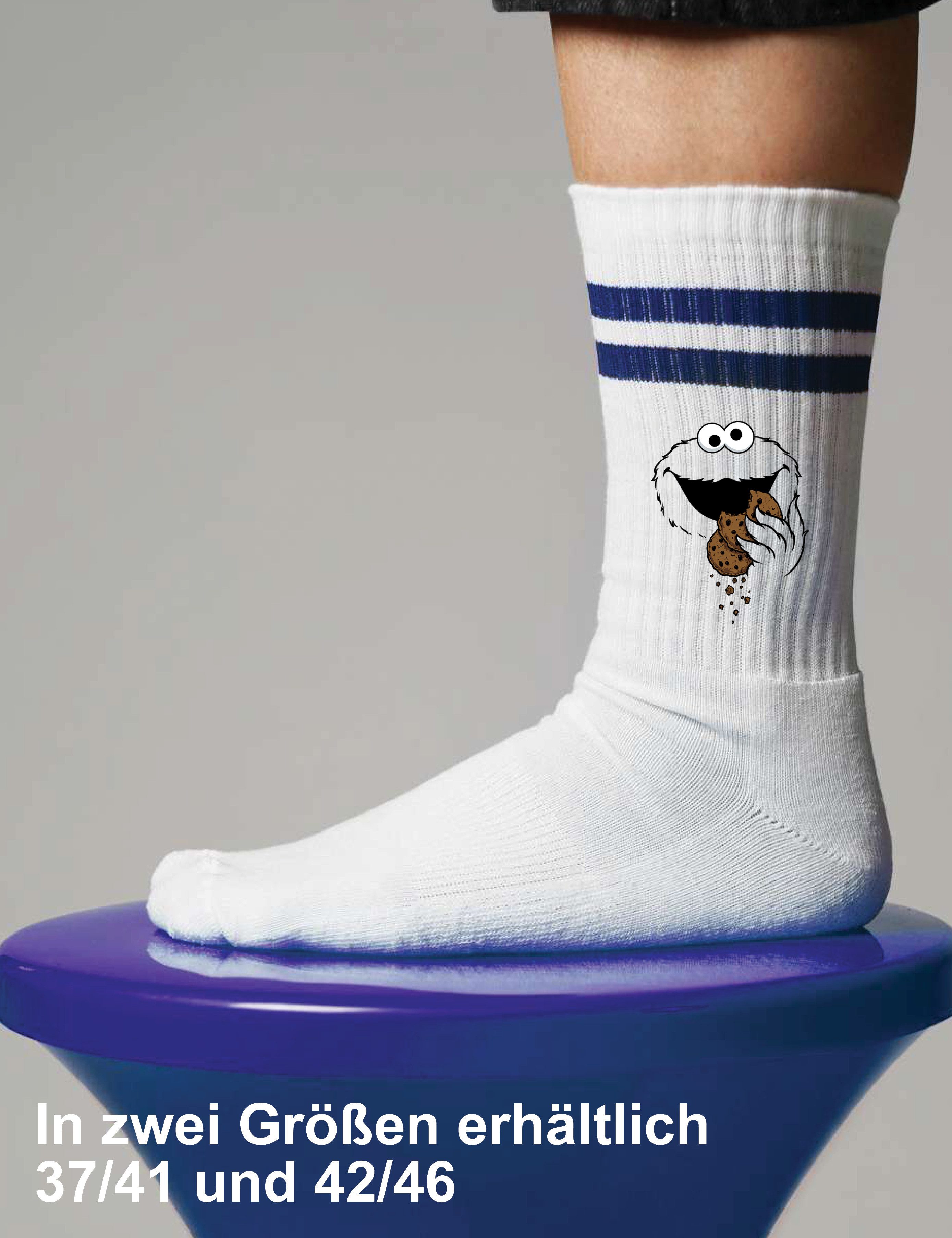 Youth Designz Tennissocken Keks Monster Unisex Cookie Tennis Socken Geschen günstig online kaufen