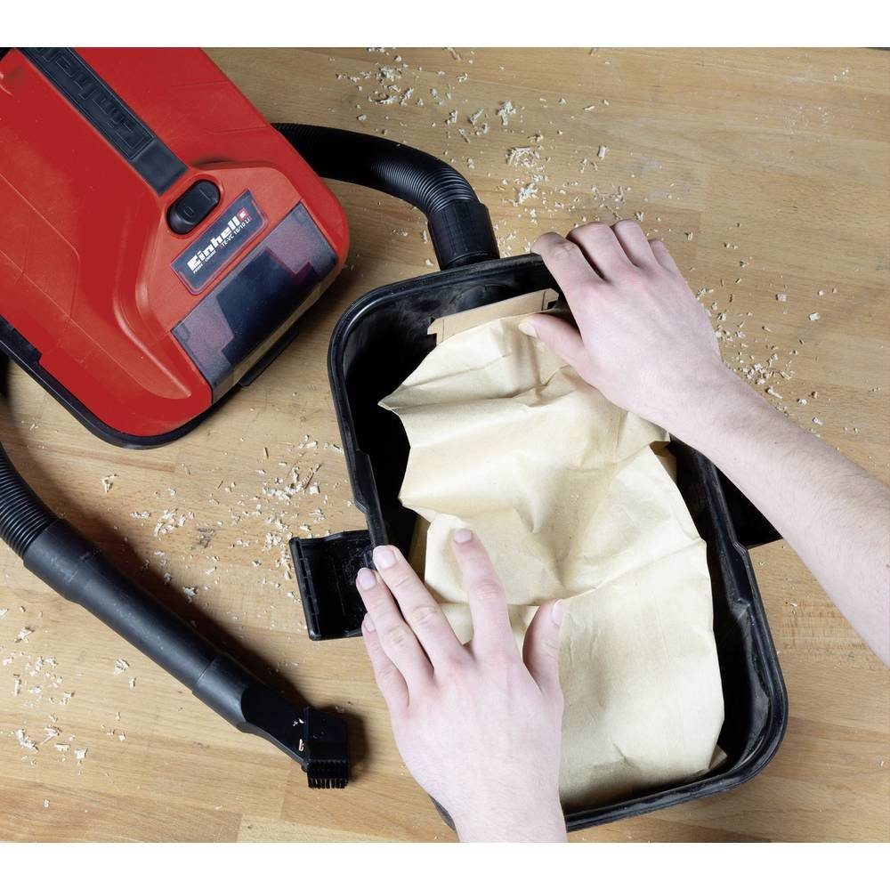 Einhell Fangsack Nass-Trockensauger-Zubehör Schmutzfangsack 10 l (5er Set 2351260