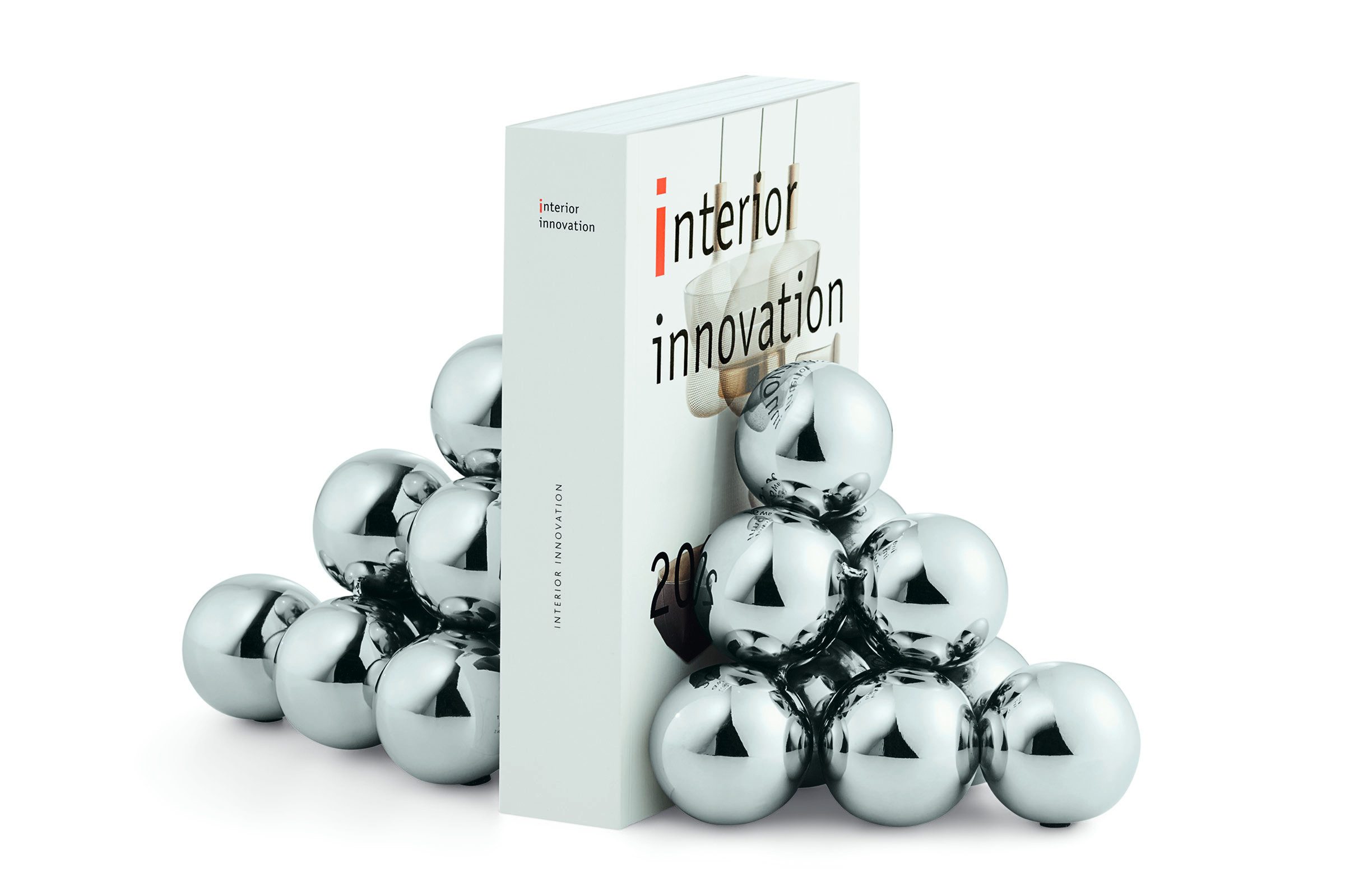 PHILIPPI Buchstütze, Bubbles Buchstütze Edelstahl, poliert