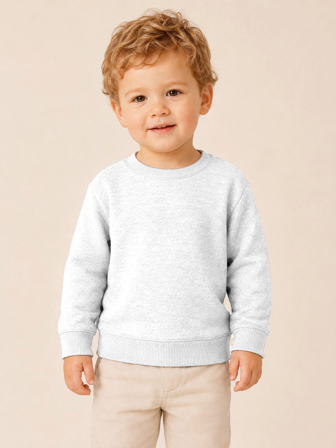 Sitztgut Sweatshirt Baby Sweatshirt aus Bio-Baumwolle (1-tlg) Schulterknopfleiste mit Druckknöpfen