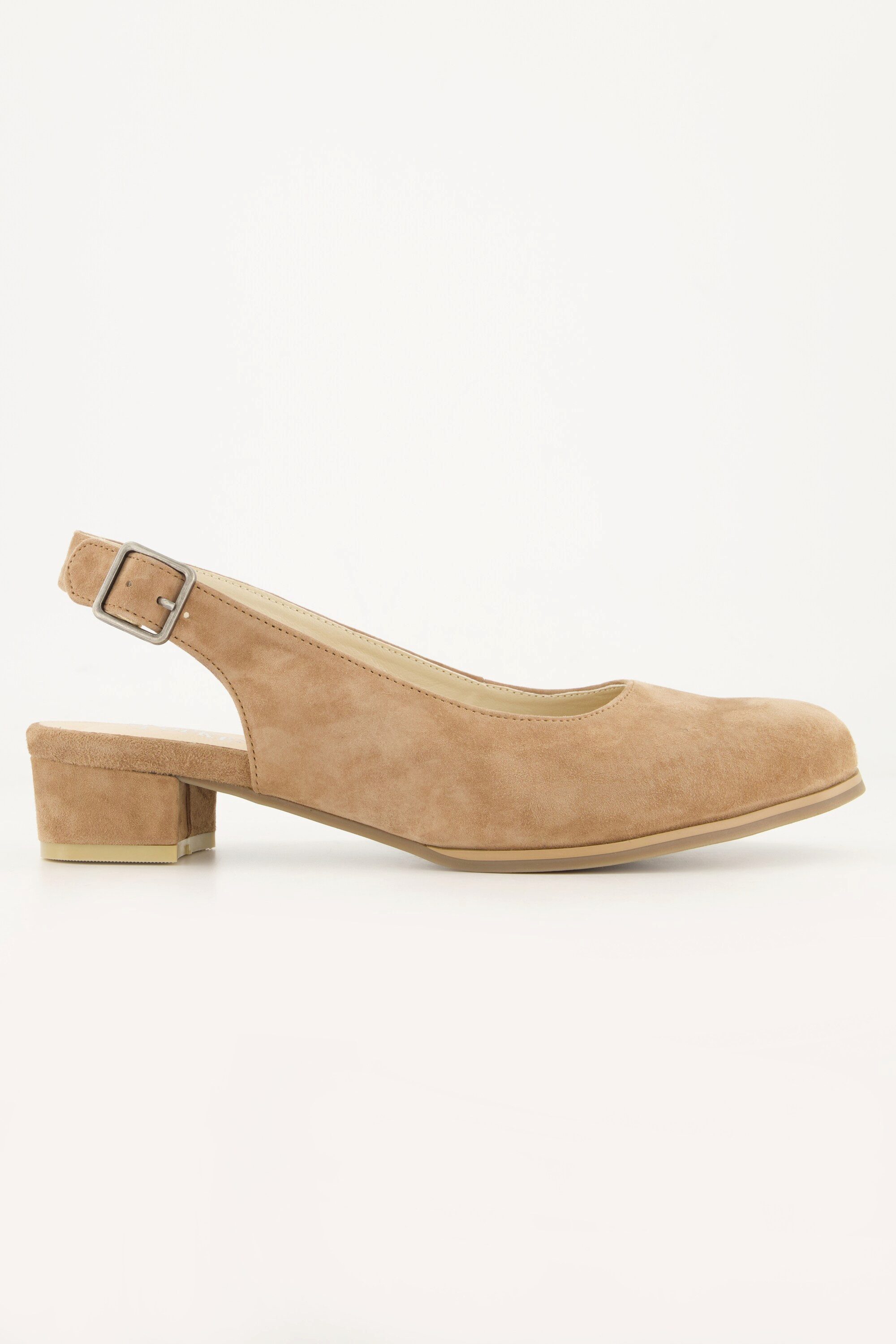 Ulla Popken Lederpumps Veloursleder Zierspange Weite günstig online kaufen