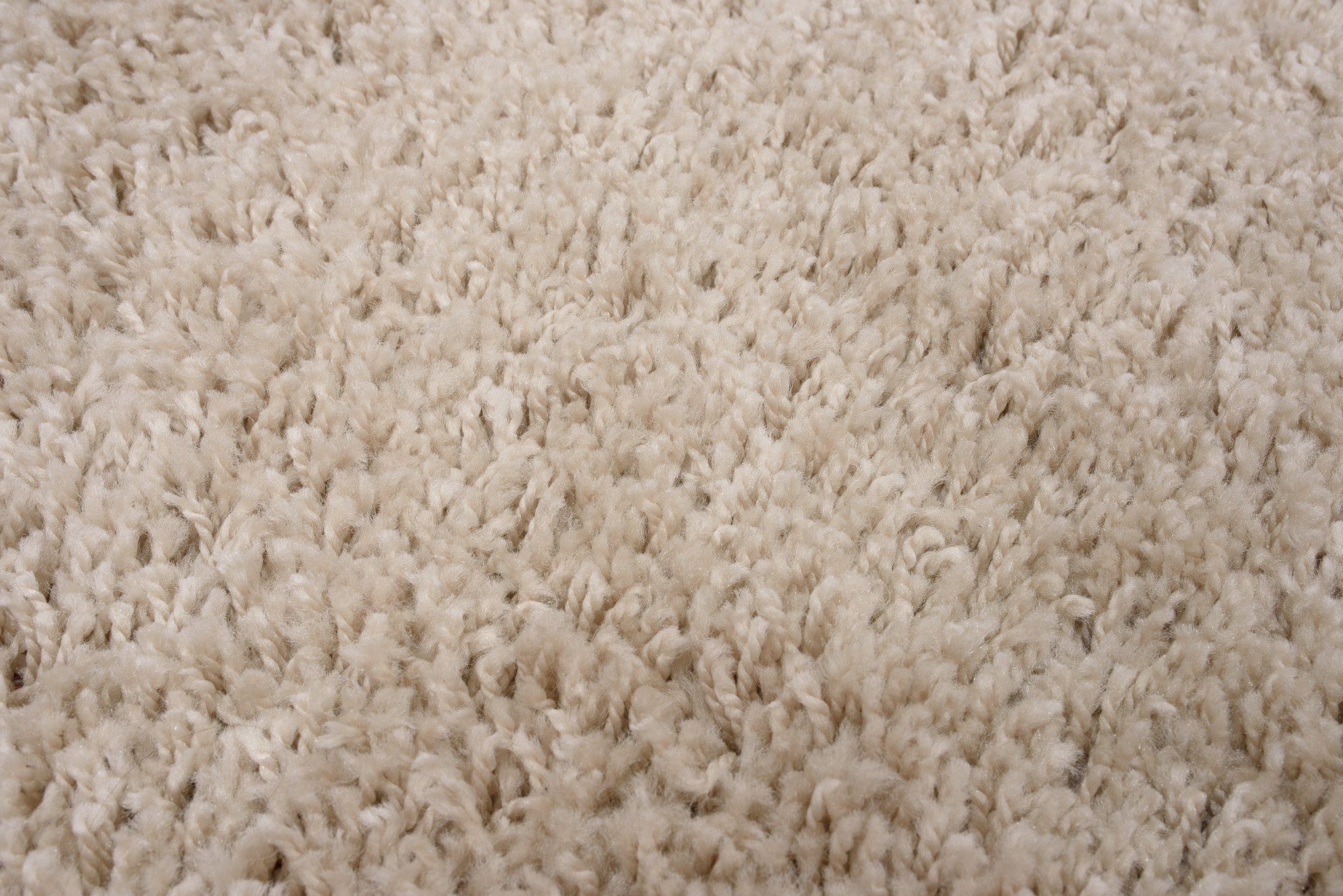 Tapiso Hochflor-Teppich ESSENCE, rund, Höhe: 40 mm, Wohnzimmer, Schlafzimmer, Hochflor, Einfarbig
