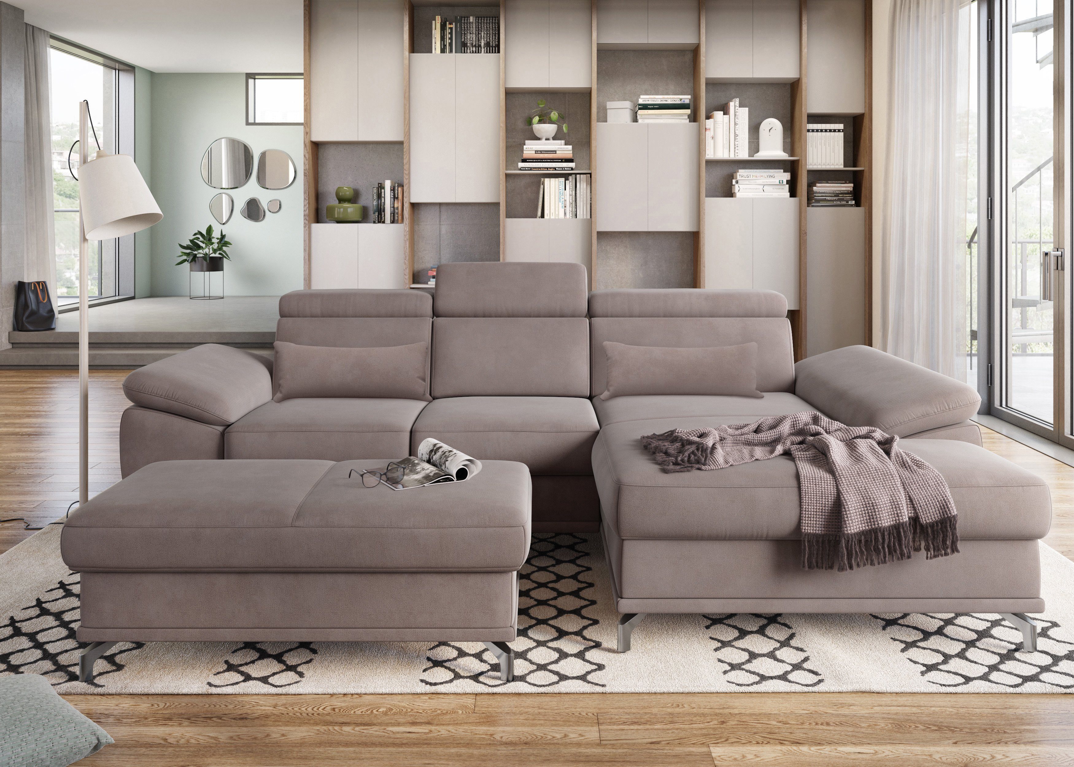 sit&more Ecksofa Cabrio L-Form, B: 295 günstig online kaufen