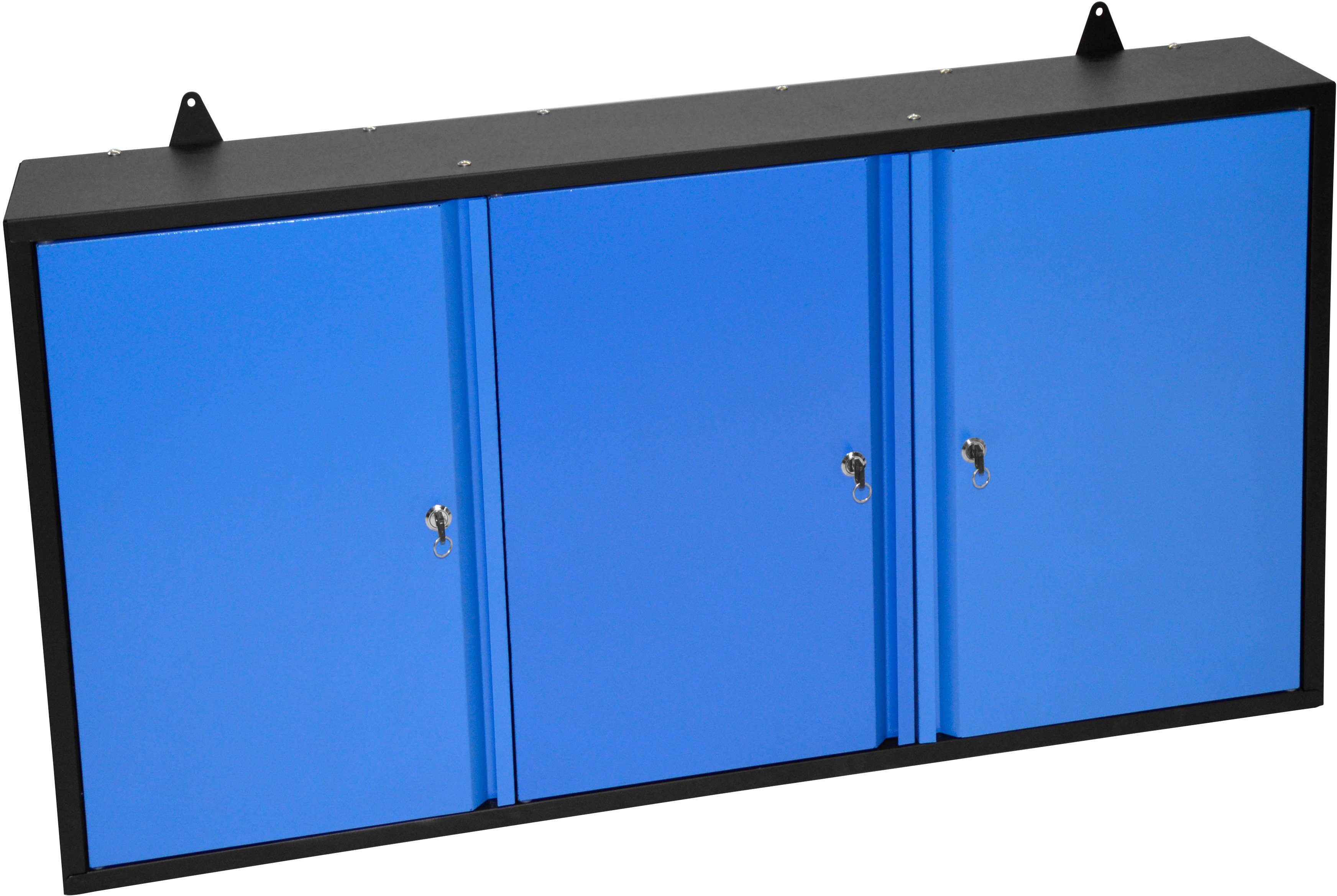 Güde Hängeschrank B/T/H: 120x20x60 cm, 3 Türen, abschließbar, für Werkstatt GWS 3T