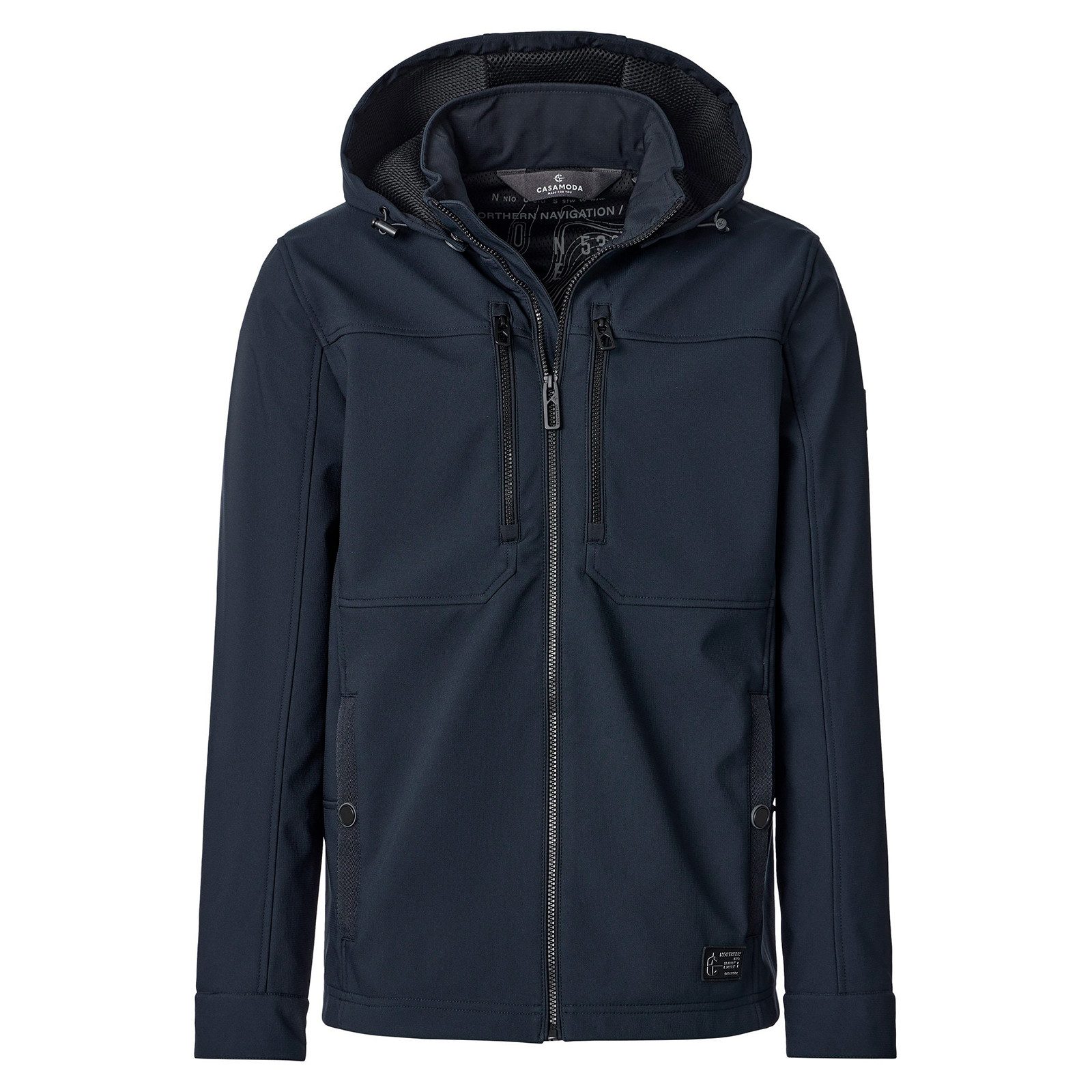 CASAMODA Softshelljacke CasaModa XXL Softshell-Funktionsjacke dunkelblau