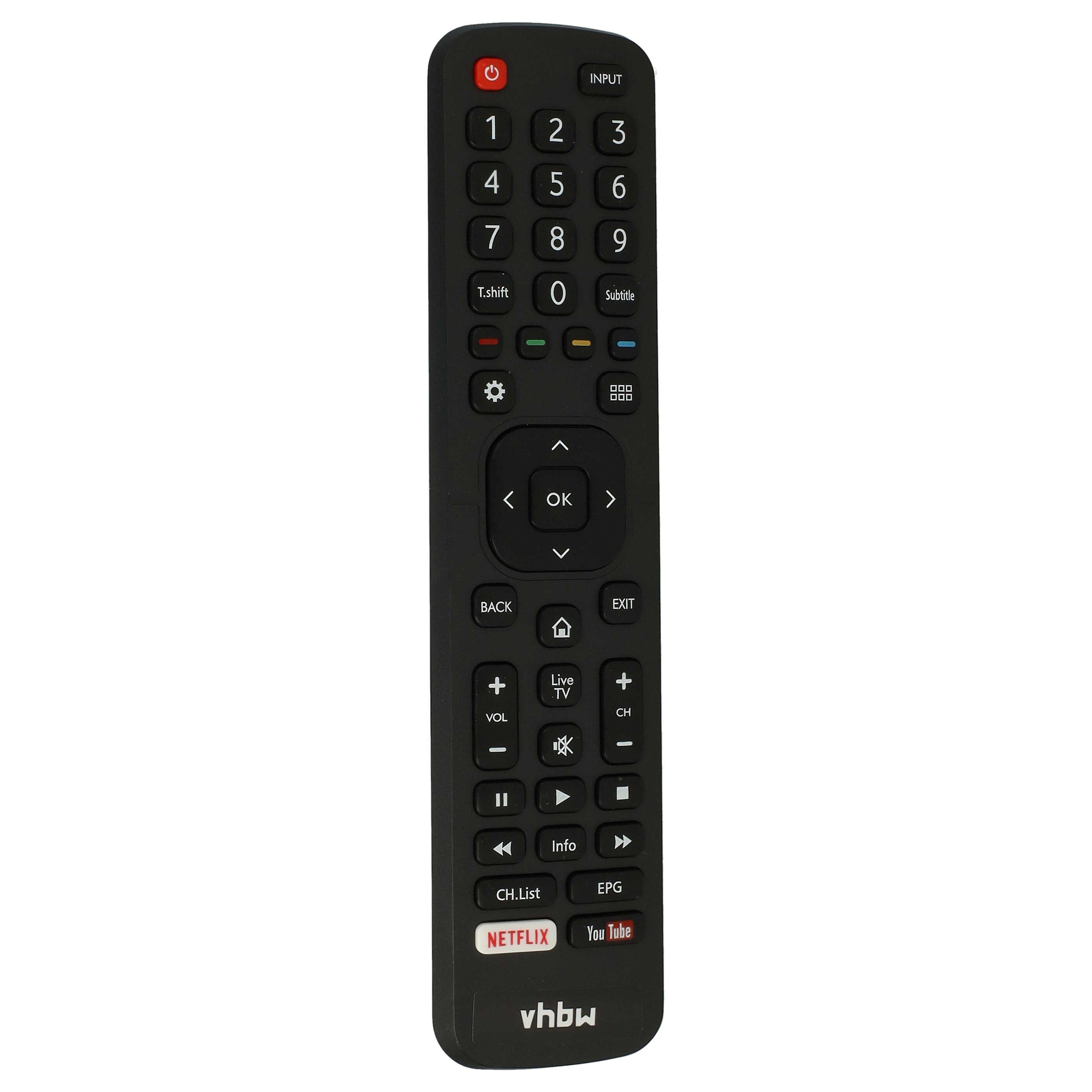 vhbw passend für Hisense 32K3110W, 40K3110PW, 55K321UW, 50K3110PW, Fernbedienung