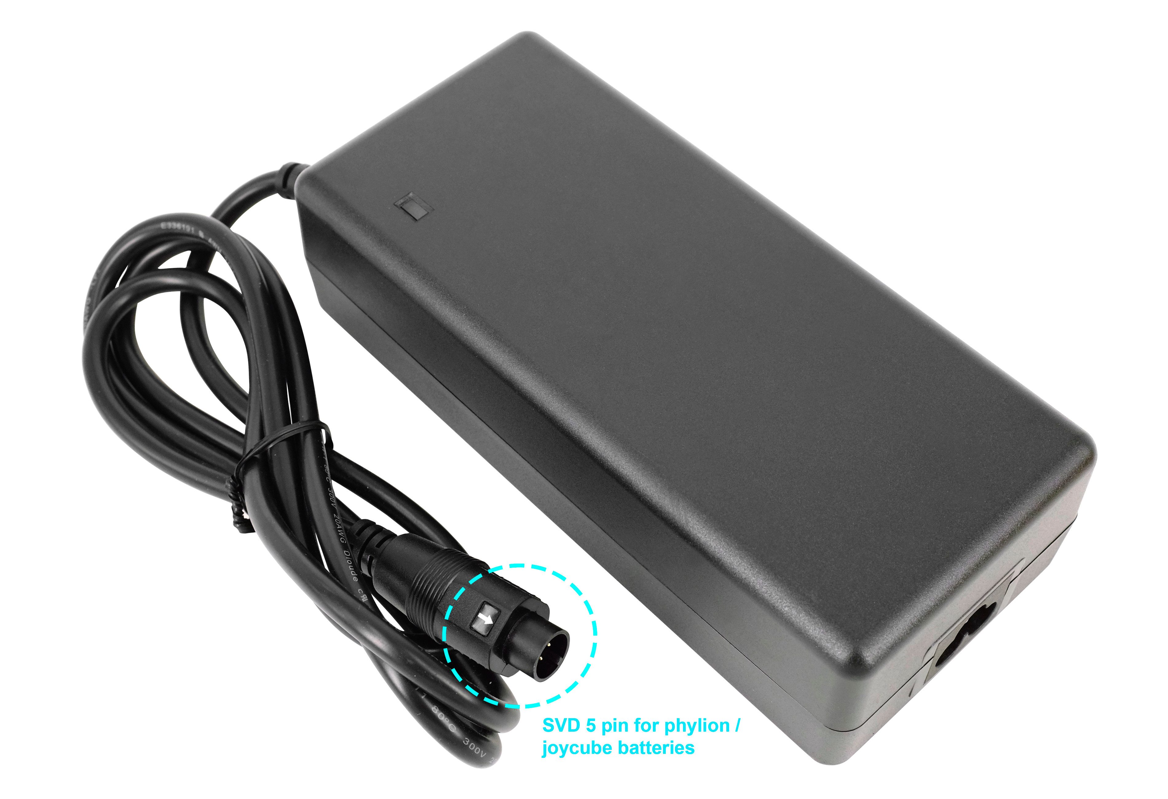 PowerSmart Batterie-Ladegerät (für MPD10420020, SF-06S, DT-09 Devron e-bike batteries)